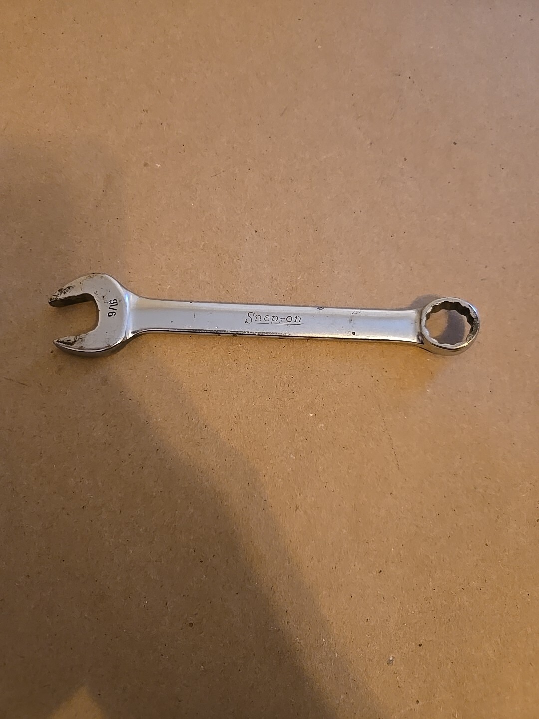Snap On 9/16″ 12PT Short Chrome Combination Wrench Ugly OEX-180