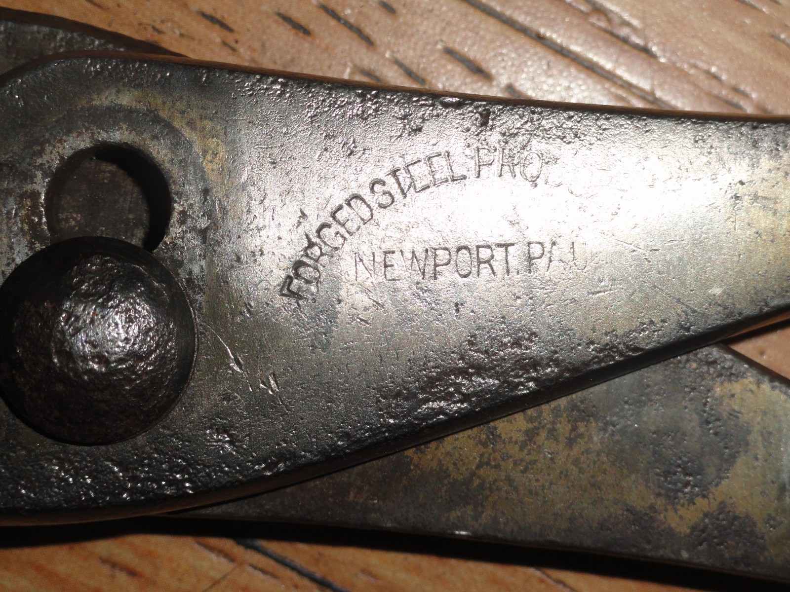 Antique «1922» Pre Snap-On Vacuum Grip No.49 9 Inch Combination Pliers
