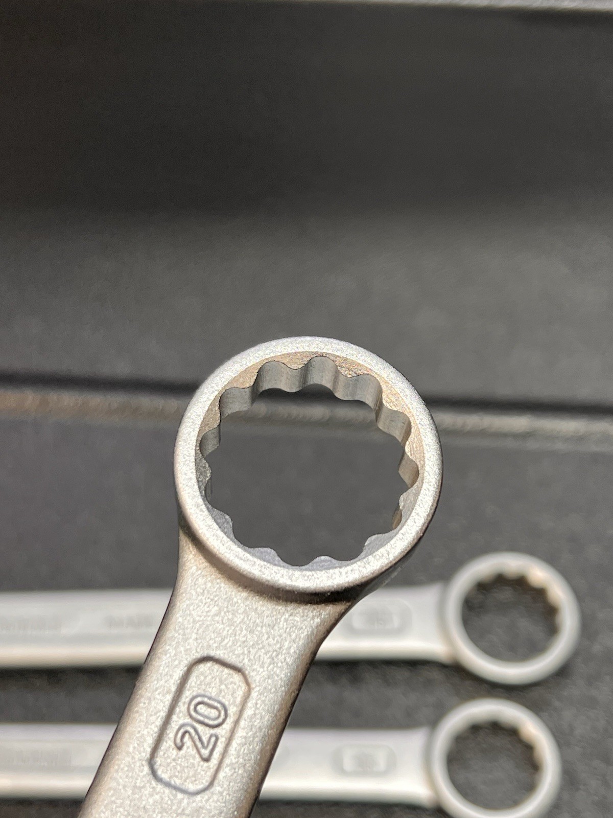 Gedore 4-8 Flat ring spanner set 8 pcs 6-22 mm