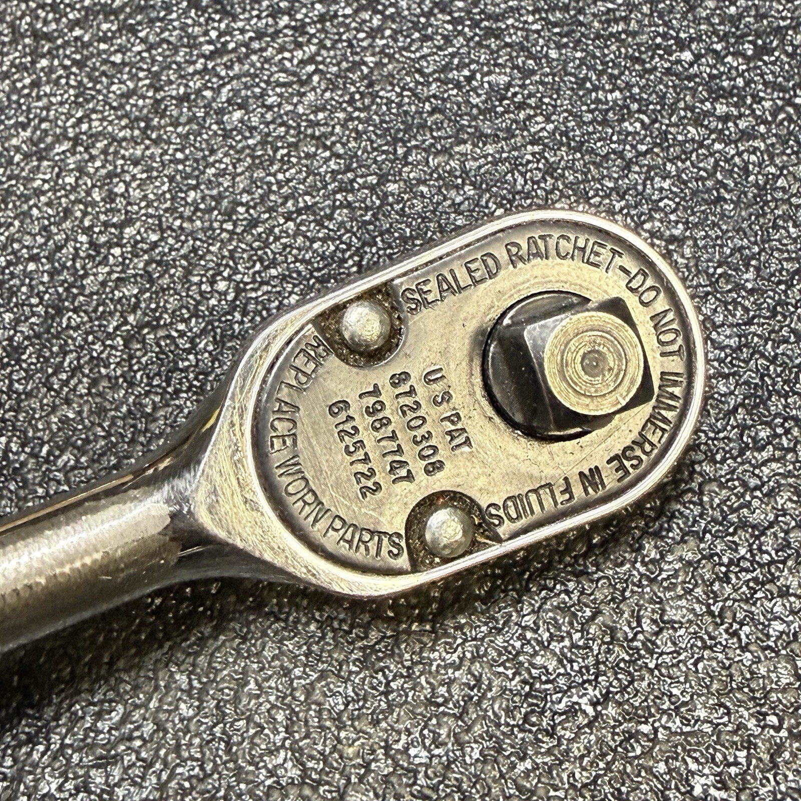 SNAP-ON F80FOD 3/8″ DRIVE RATCHET- USED.
