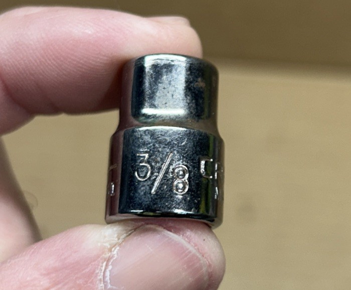 Craftsman 3/8″ 12 point 3/8″ drive socket 44331 Inverted G Made In USA