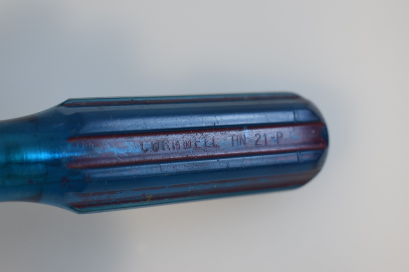 Cornwell Tools HN21P 3/8″ Drive socket spinner USA Blue Hard Plastic Handle