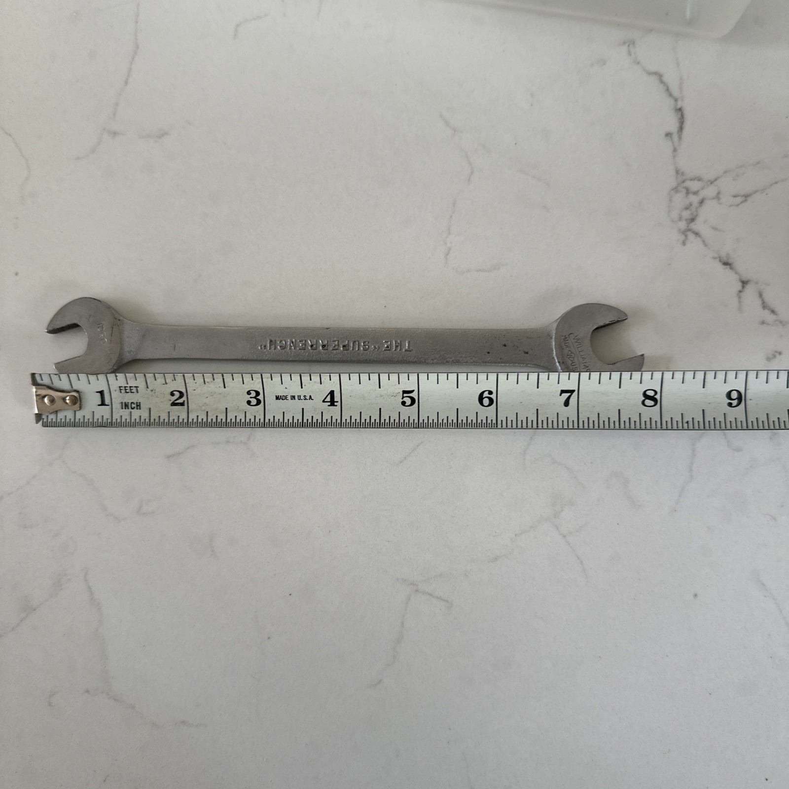 VTG WILLIAMS The SUPERRENCH 1090 OPEN END WRENCH 7/16″ X 1/2″ USA