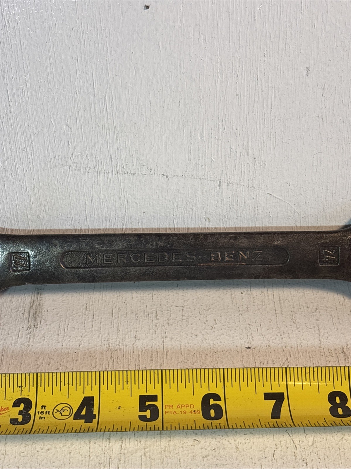 MERCEDES BENZ HAZET DIN 3110 SPANNER 27mm & 24mm GERMAN MADE ORIGINAL EQUIPMENT