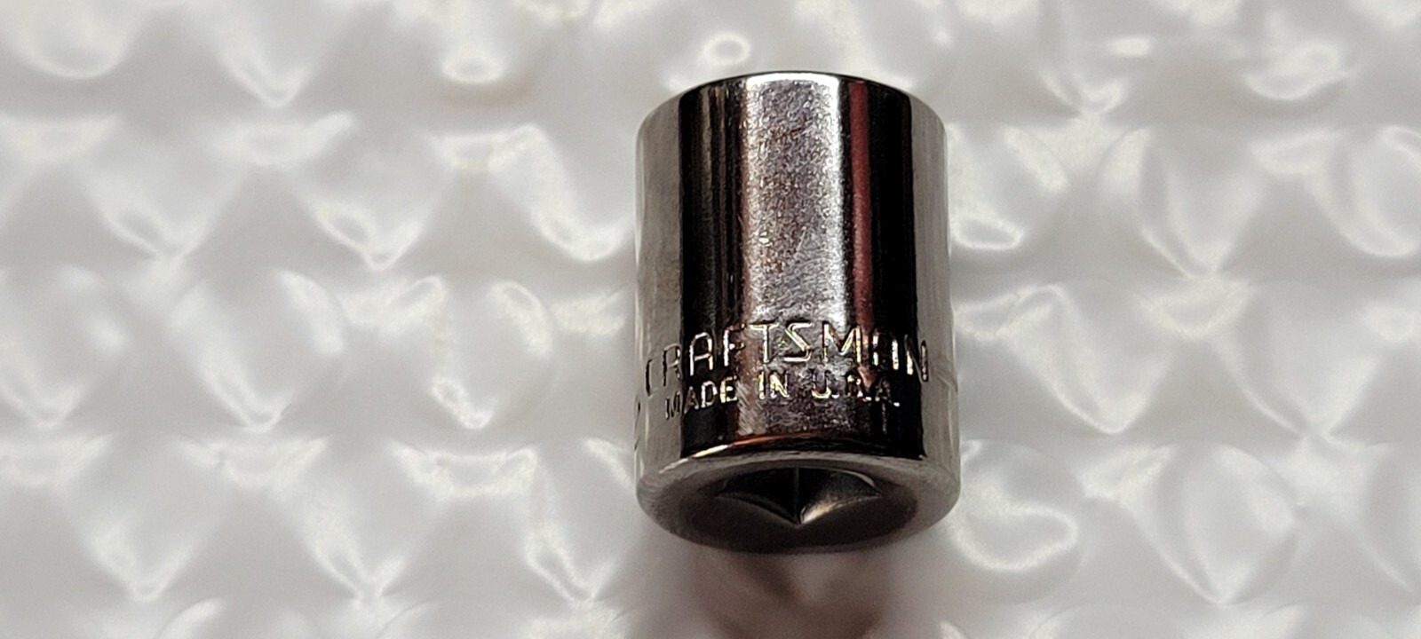 NEW Craftsman -G1- 43499 1/2″ 6pt 1/4″ Drive Socket