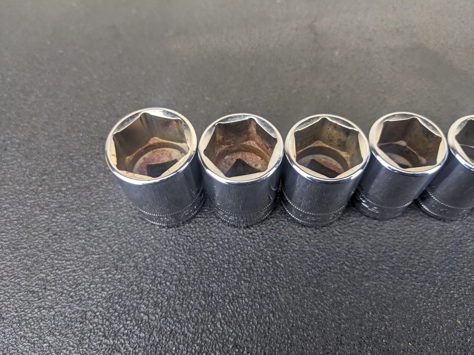 #bp494 Snap On 11pc 6 Point 1/2” drive Shallow Socket Set 24mm