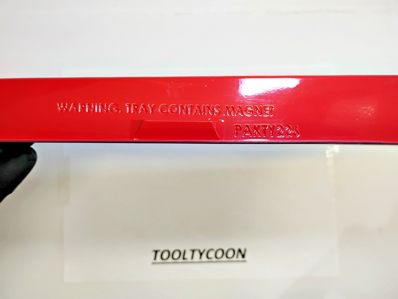 SNAP-ON NEW MAGNETIC TRAY RED FOR KIT # 214SFY *TRAY ONLY* PAKTY226