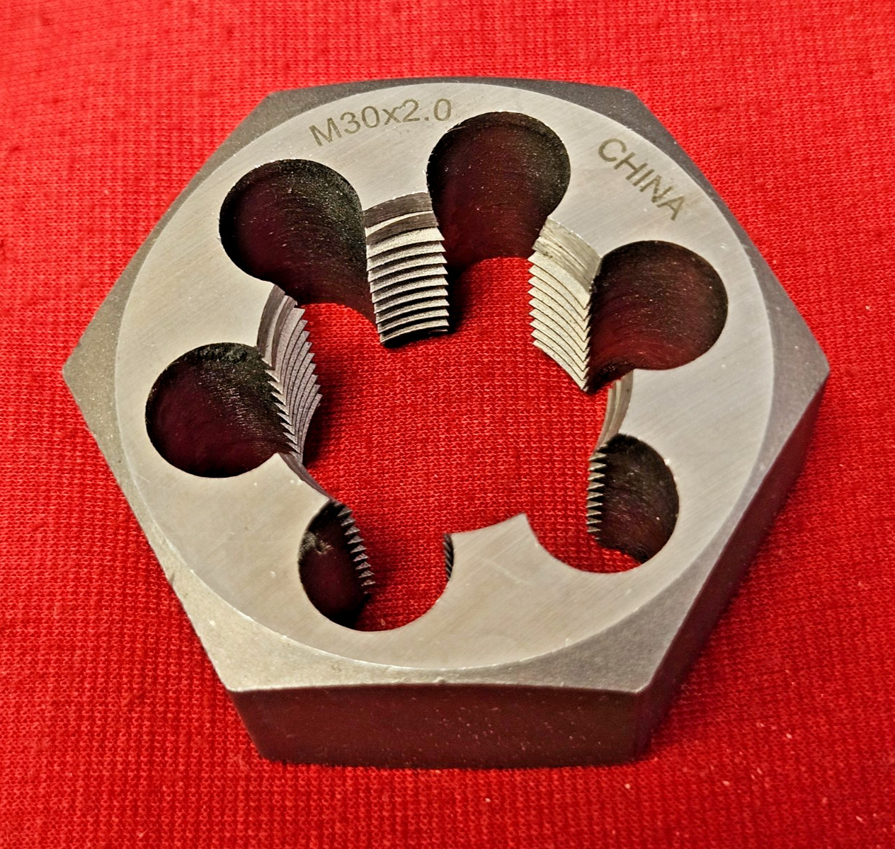 M30 X 2.0 30MM Metric 2.1″ Hex Die Alfa MHD70783 Carbon Steel Rethread