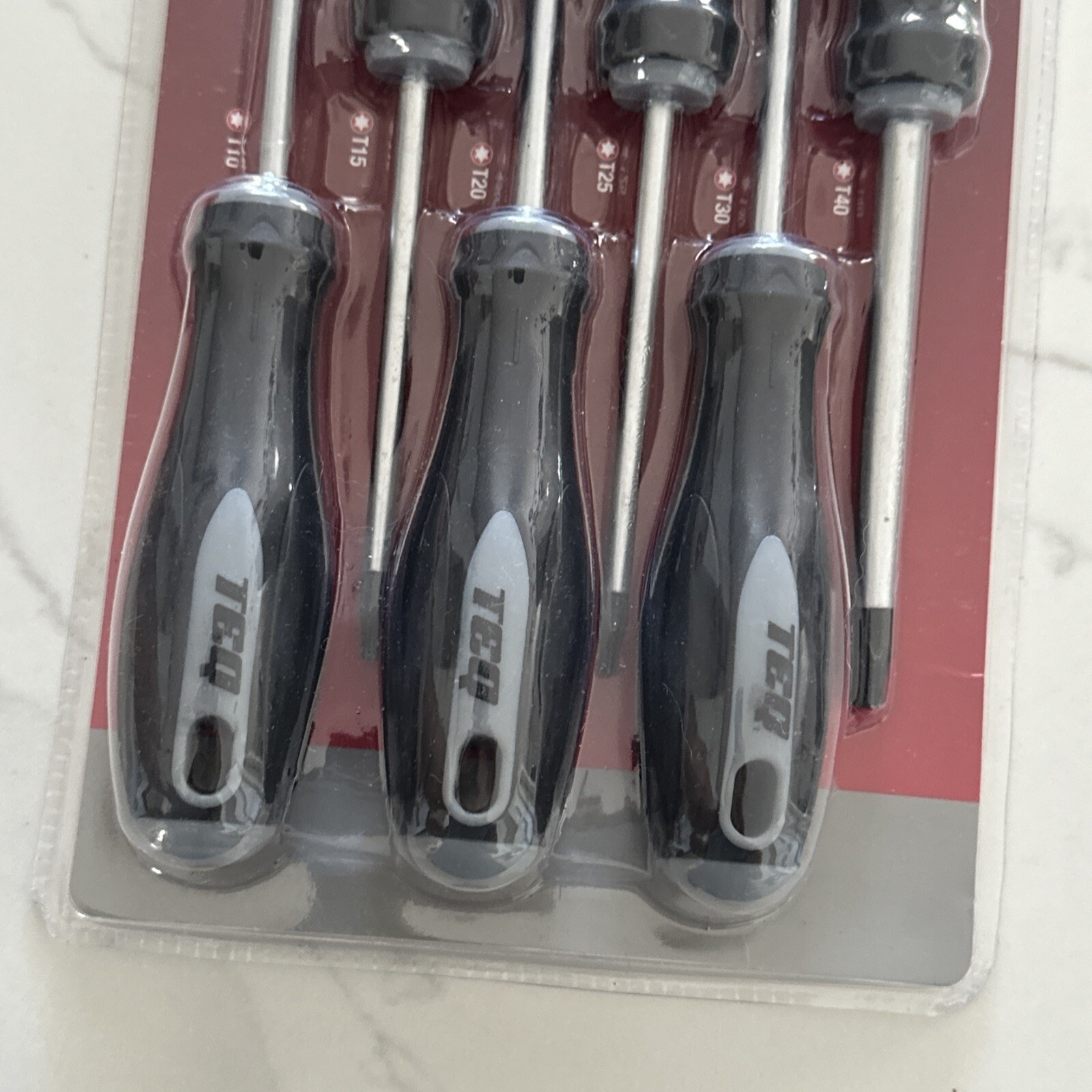 TEQ Correct 6 Piece Star Torx Screwdriver Set T10, T15, T20, T30, T40 No. TQ415