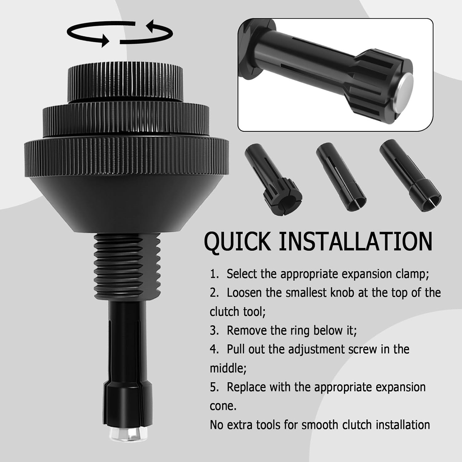Clutch Alignment Tool Kit for Single Disc Clutches