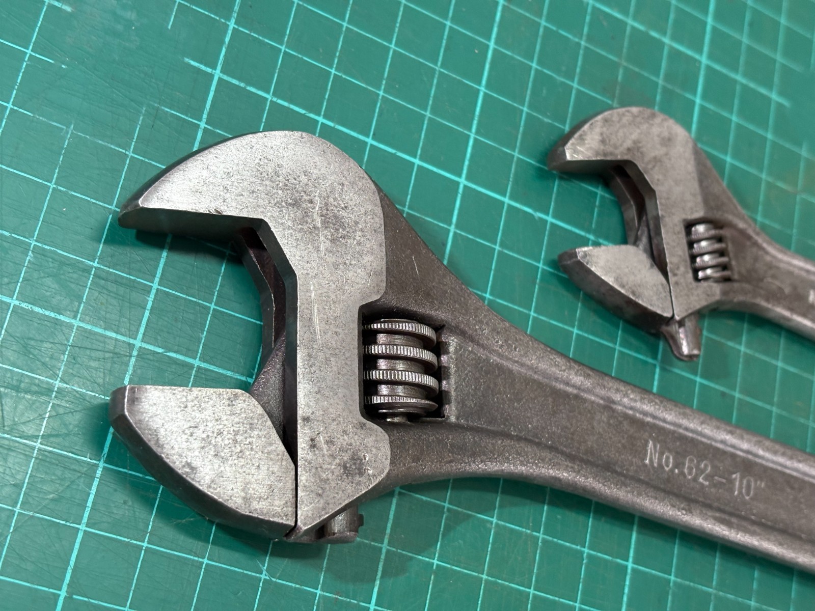 Vintage Pair of Adjustable Spanners Gedore Made In Germany 10″ + 6″