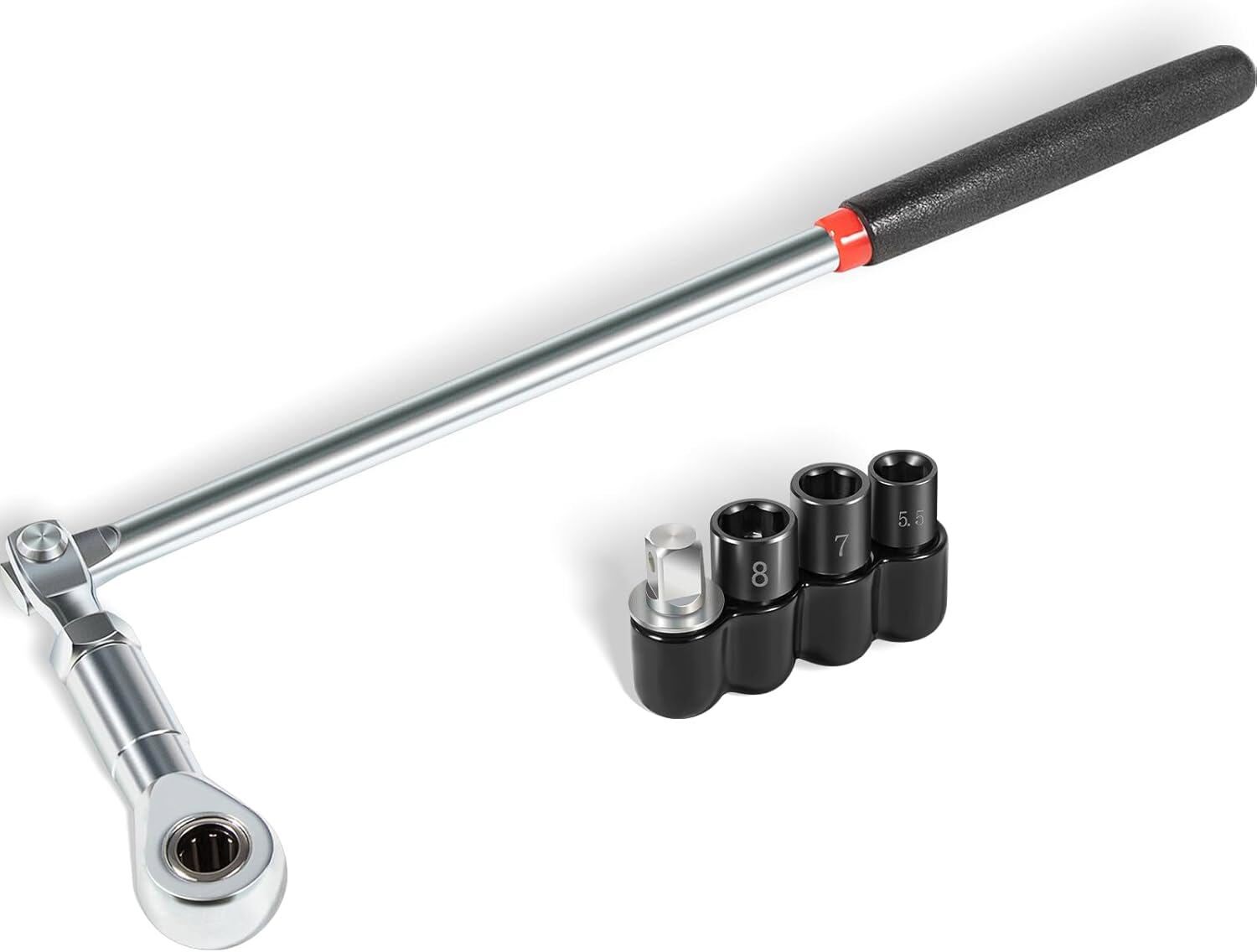 64180 Actuator Motor Tool Set Includes 5.5mm 7mm 8mm Socket & 1/4″ Square Drive