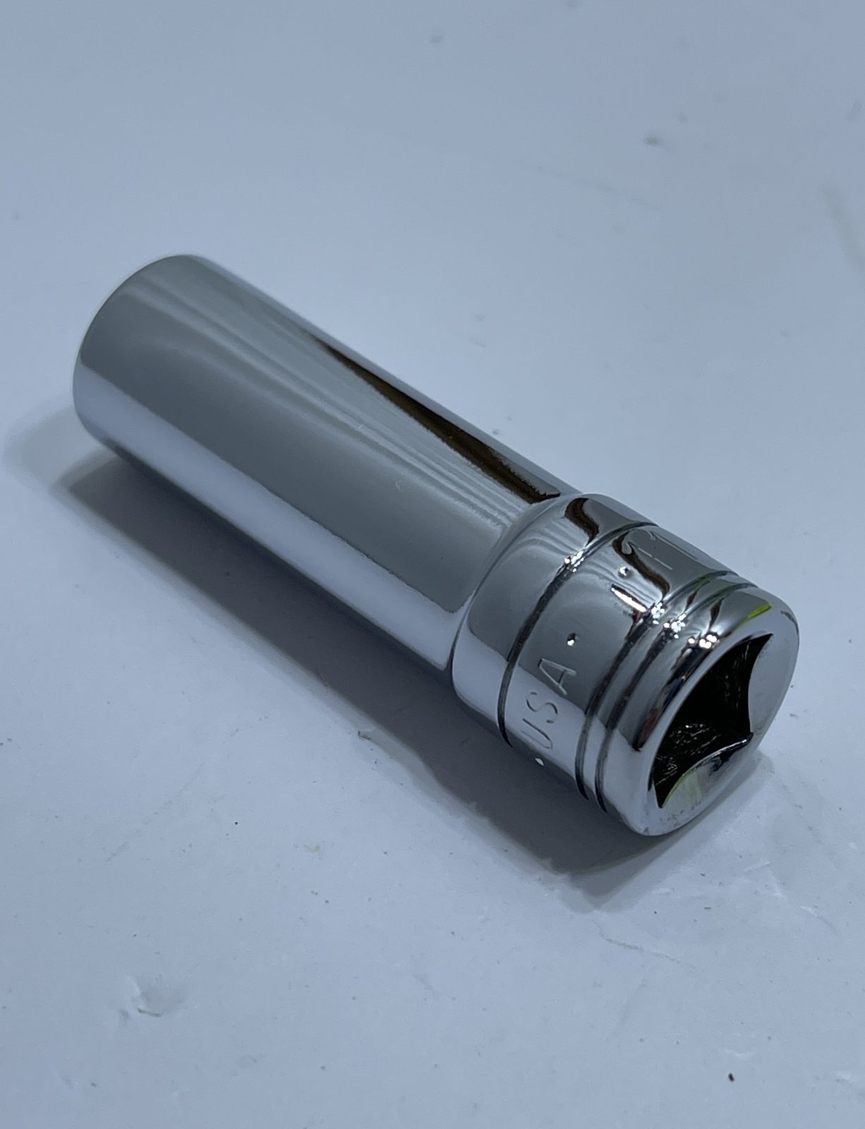 SK Hand Tools 11mm 6 Point 3/8in Drive Deep Chrome Socket 8461 USA