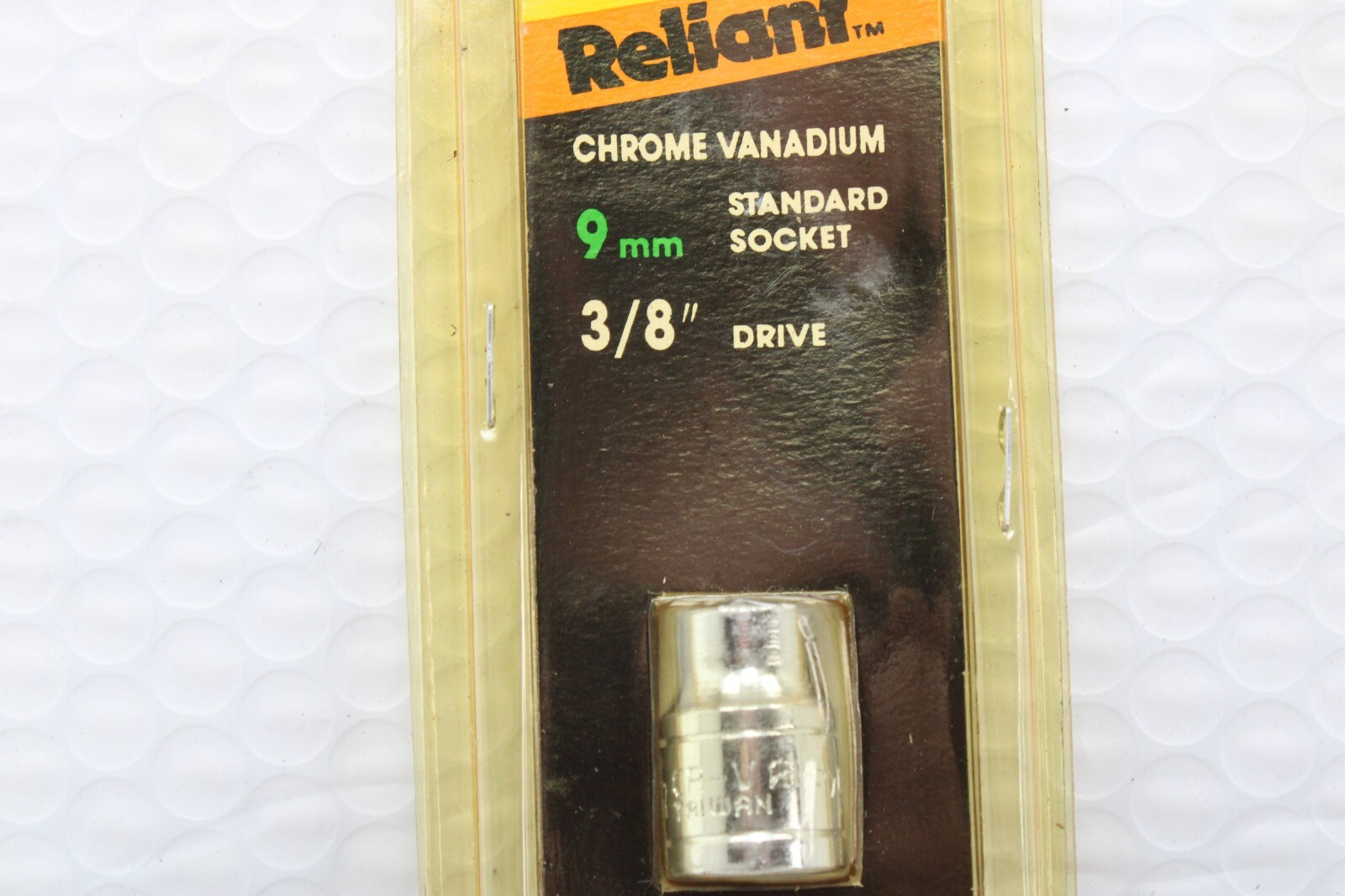 Reliant 87602 9mm Metric Chrome 3/8″ Drive 6 Point Standard Socket