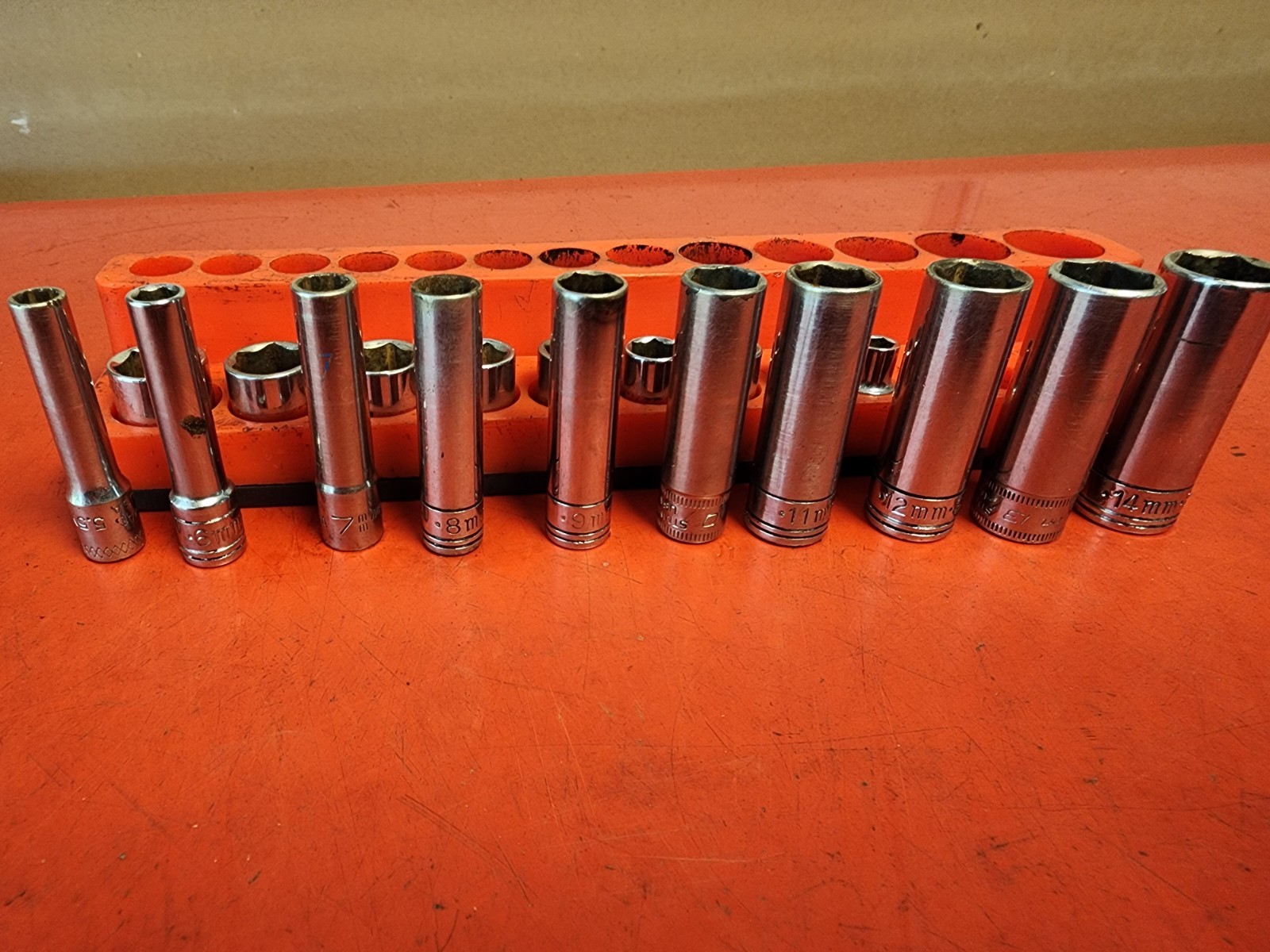 SK 1/4″ Drive Socket Set Metric, Deep Shallow, Mixed Lot