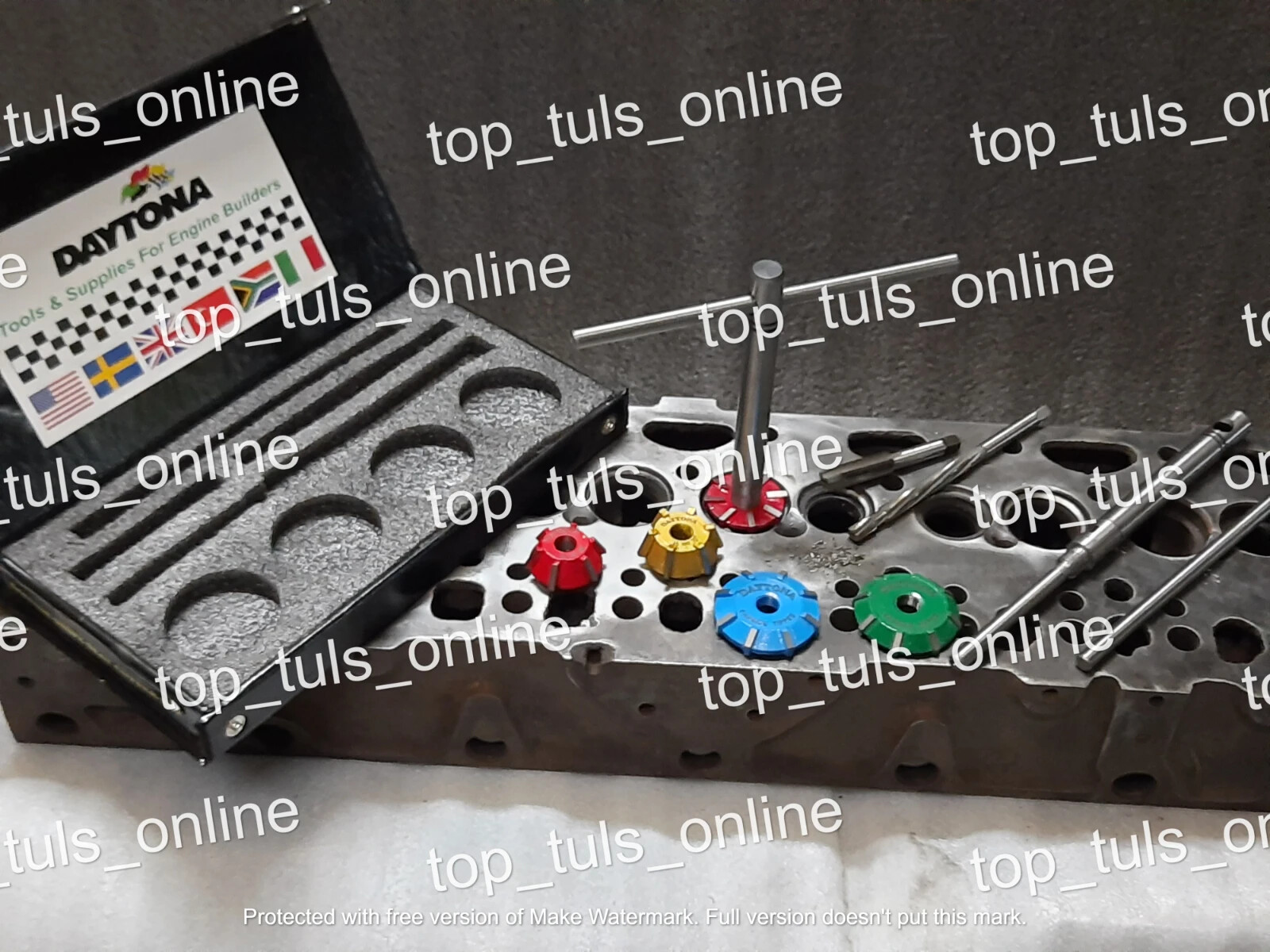 MINI COOPER 2009 S MODEL N14 1.6 turbo VALVE SAT CUTTER KIT 3 ANGELS CUT CARBID