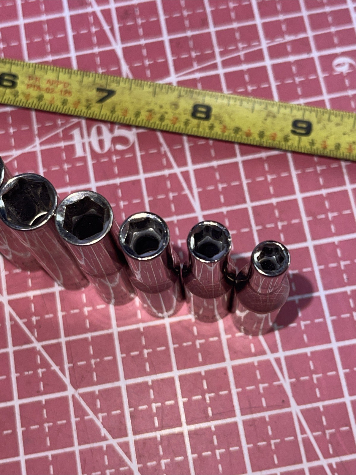 Craftsman USA INV G Series 11 Piece MM Metric 1/4 Drive 6 Point Deep Socket Set