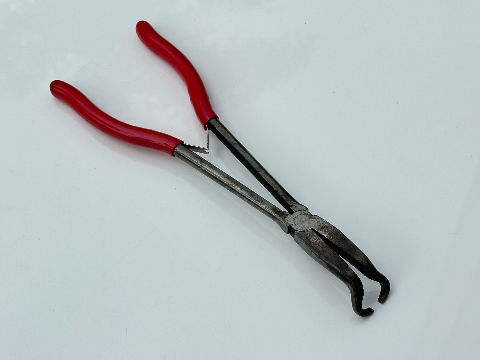 MAC Tools P301787 Long Reach Hose Pliers, Spring Loaded, Red Grip Handle