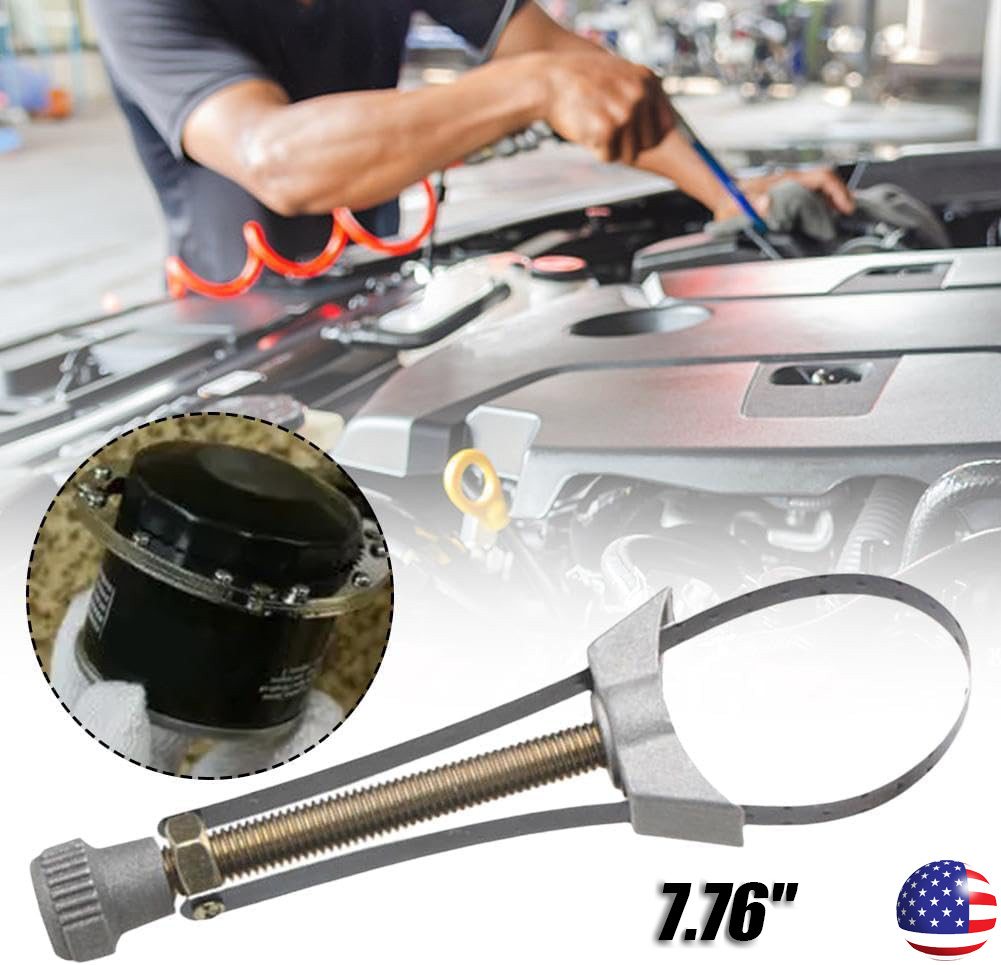 Oil Filter Removal Tool Strap Wrench Diameter Adjustable 60mm To 120mm Car Auto