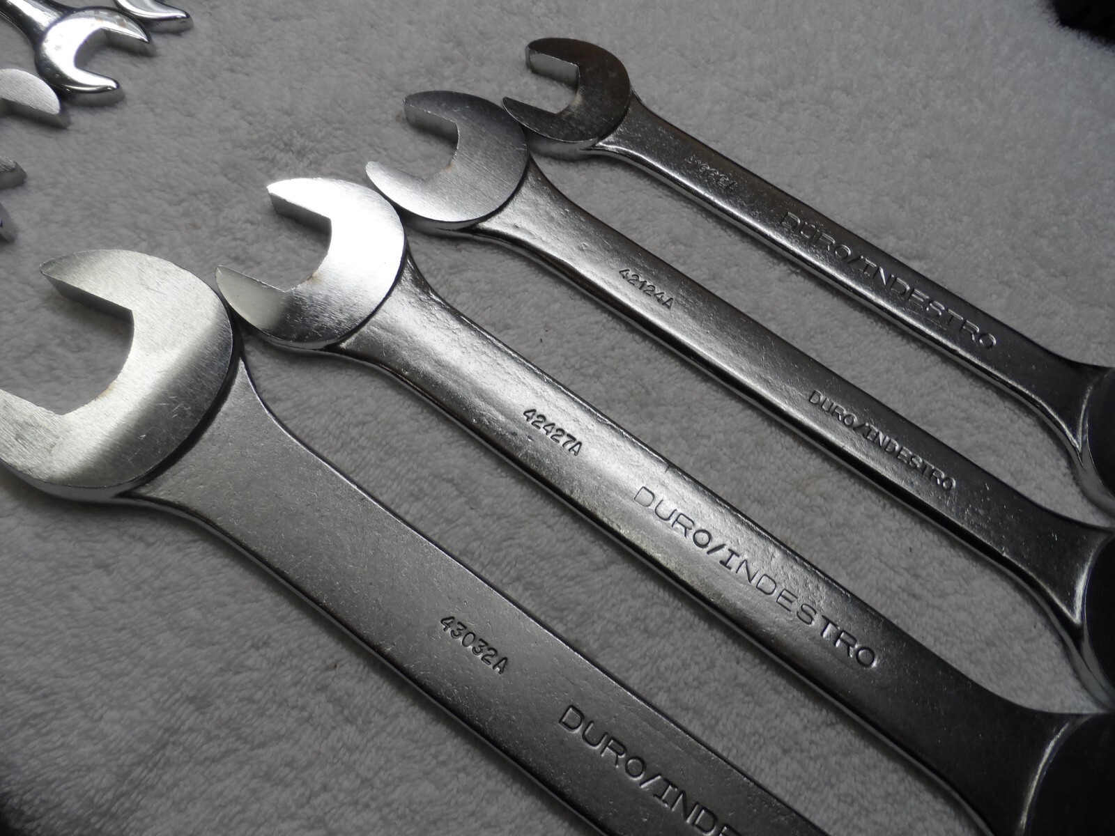 Duro Indestro Metric MM Open End Wrench Set made in USA up to 32mm (10 pcs)