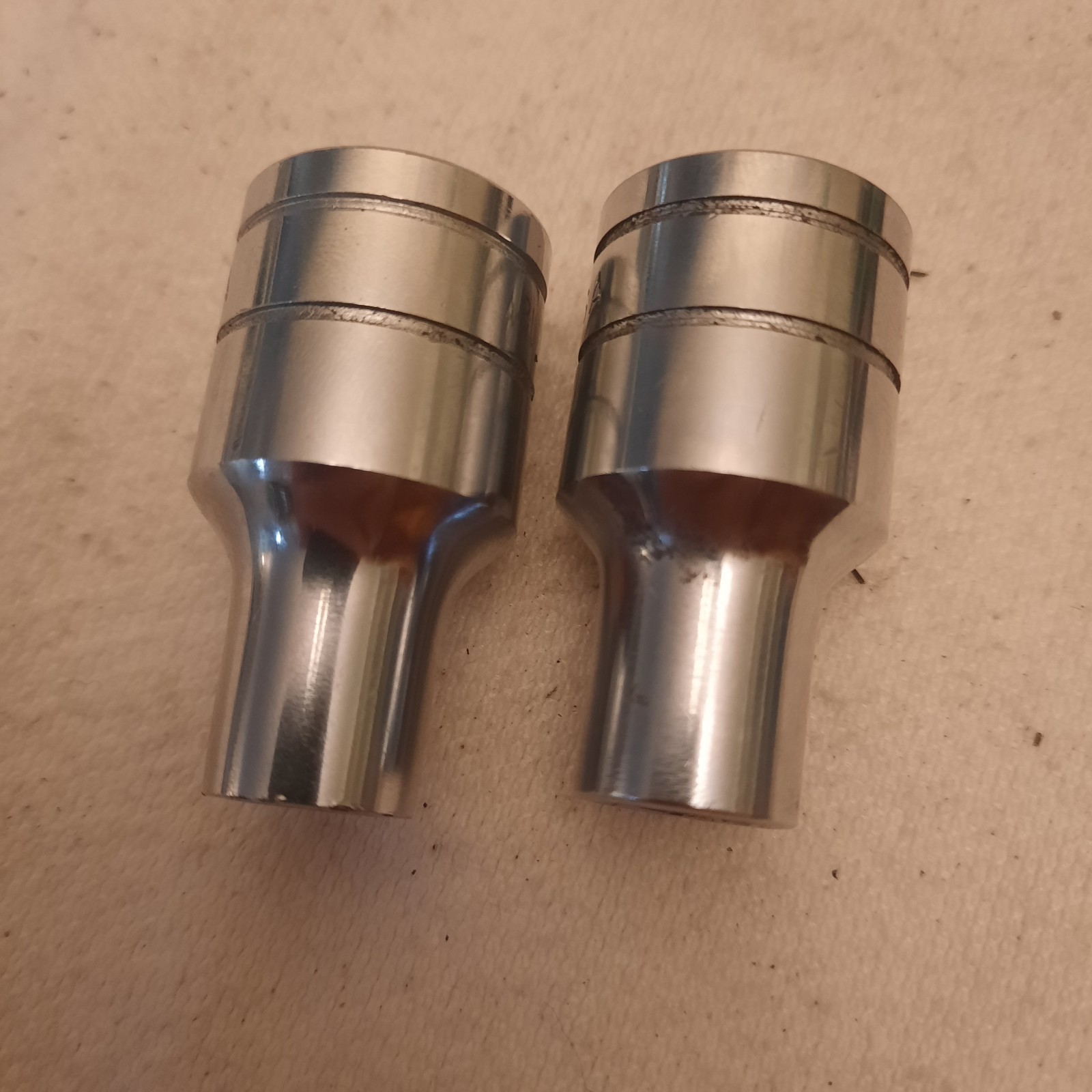 Snap-On Tools A135 A136 Shock Absorber 2 Pc Sockets 1/2 Dr. USA.