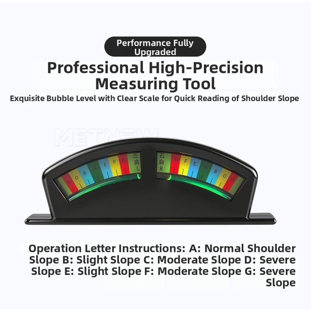 Portable Shoulder Angle Tool for Tailoring Studies ABS Lightweight Accurate