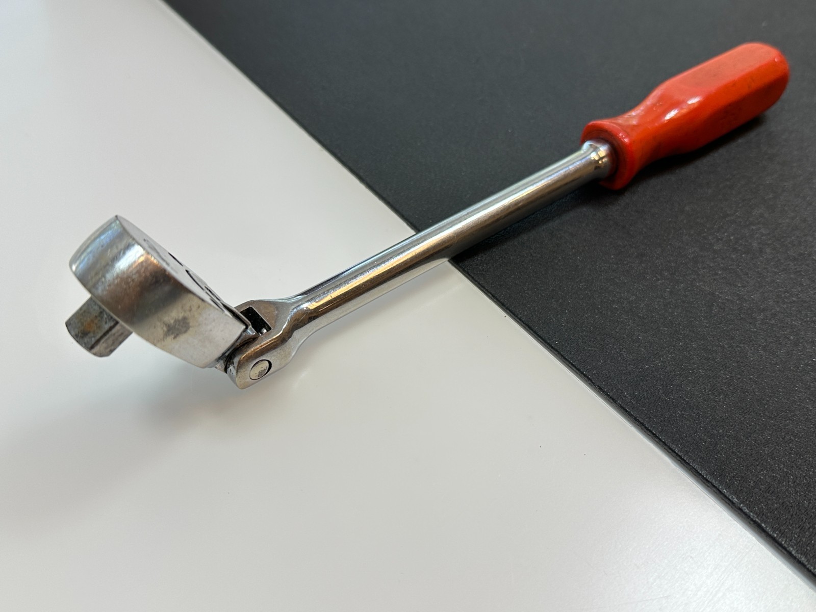🇺🇸 MAC Tools USA XR11FPA 3/8″ Drive Red LONG Hard Handle Flex Head Ratchet