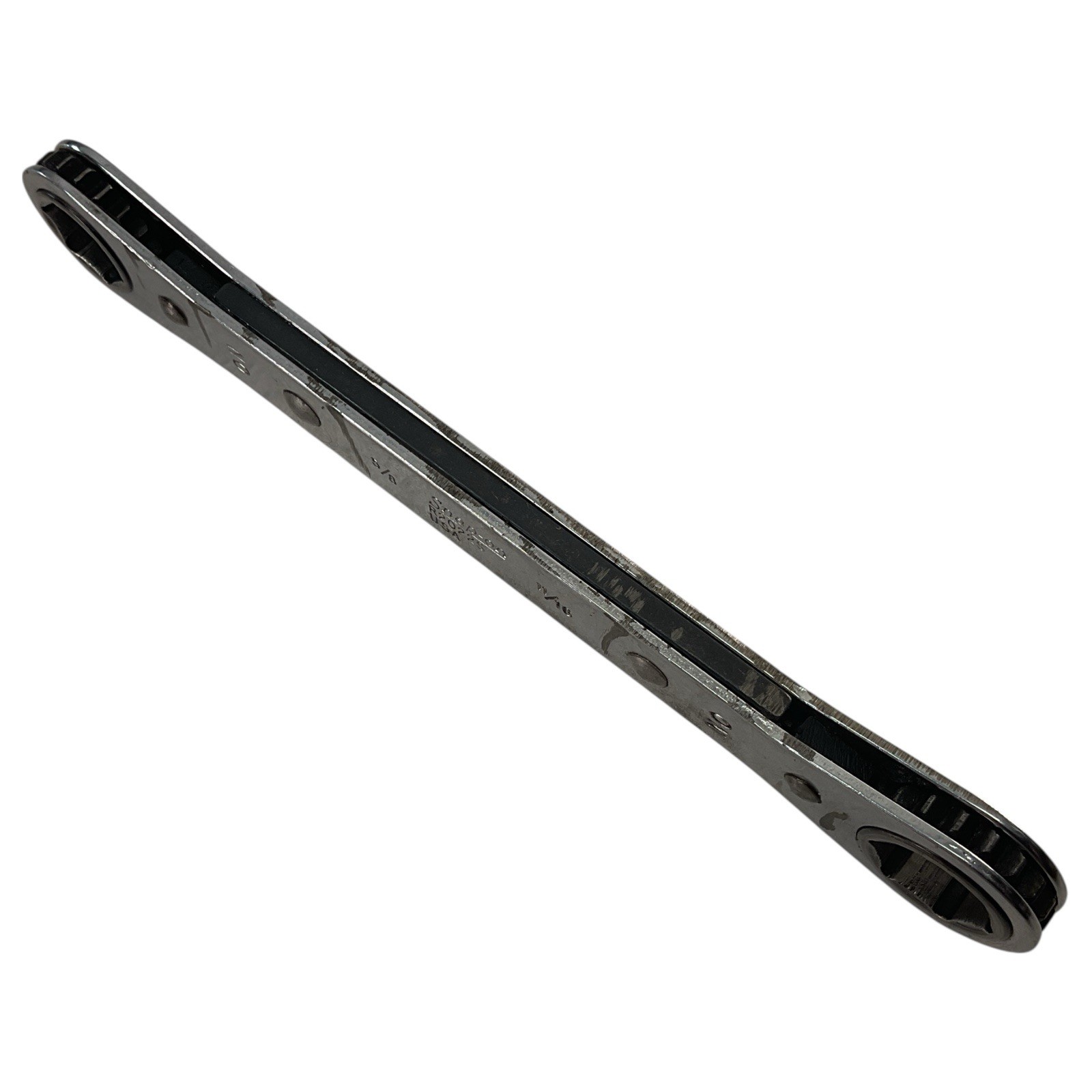Snap-On Ratcheting Box Wrench R2022S 5/8″ X 11/16″ SAE 6pt USA Grind Marks