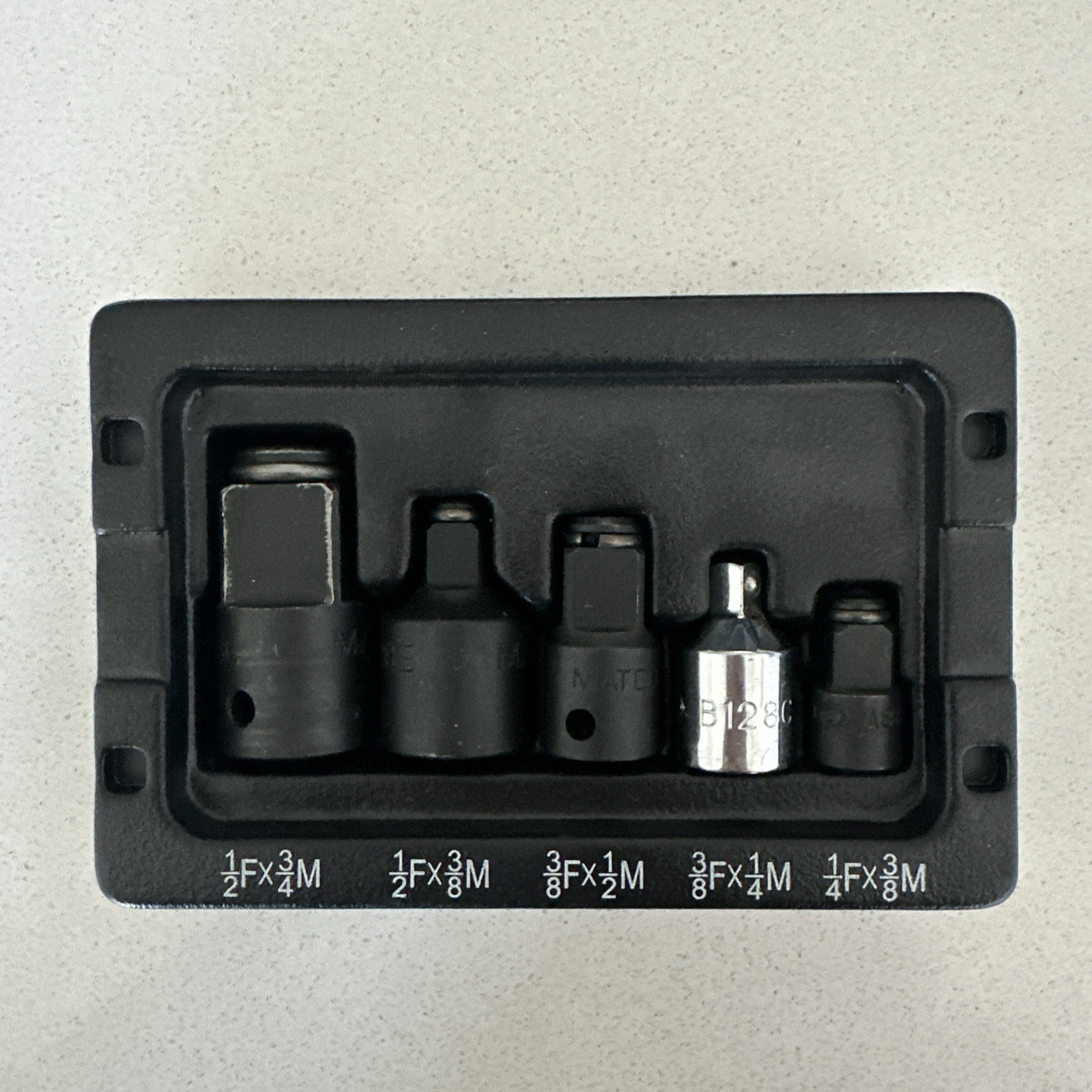Matco Tools SRA5TCA 5-Piece Adapter & Reducer Socket Set Reducing Adapter Set