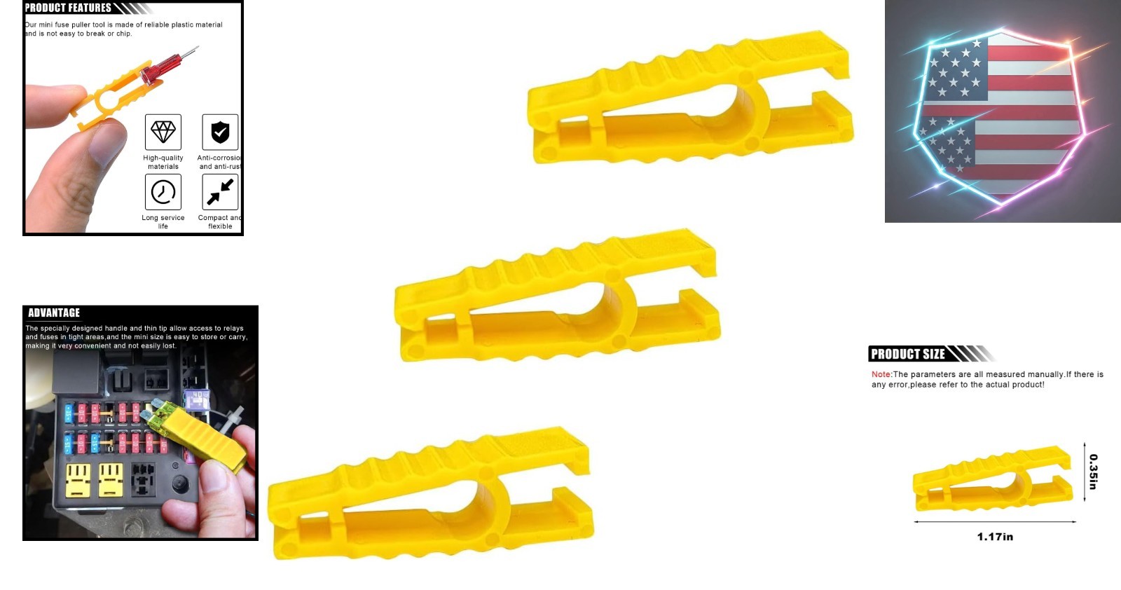 Fuse Puller Tool, Extraction Tool, Plastic Fuses Remover, Maintenance Accesso…