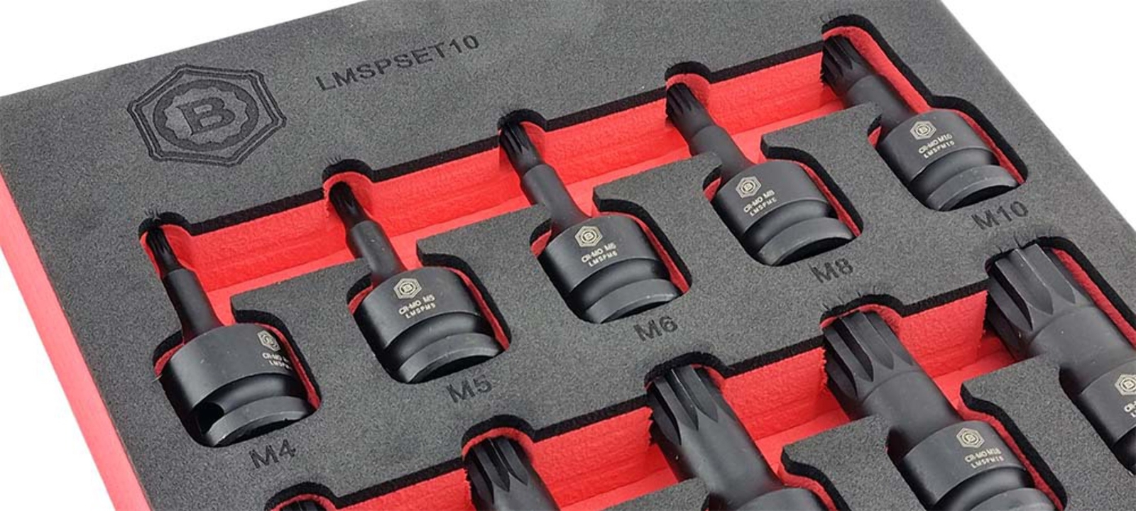 SPLINE XZN IMPACT DRIVER SET 10PC, 1/2″ DRIVE FROM BRITOOL HALLMARK