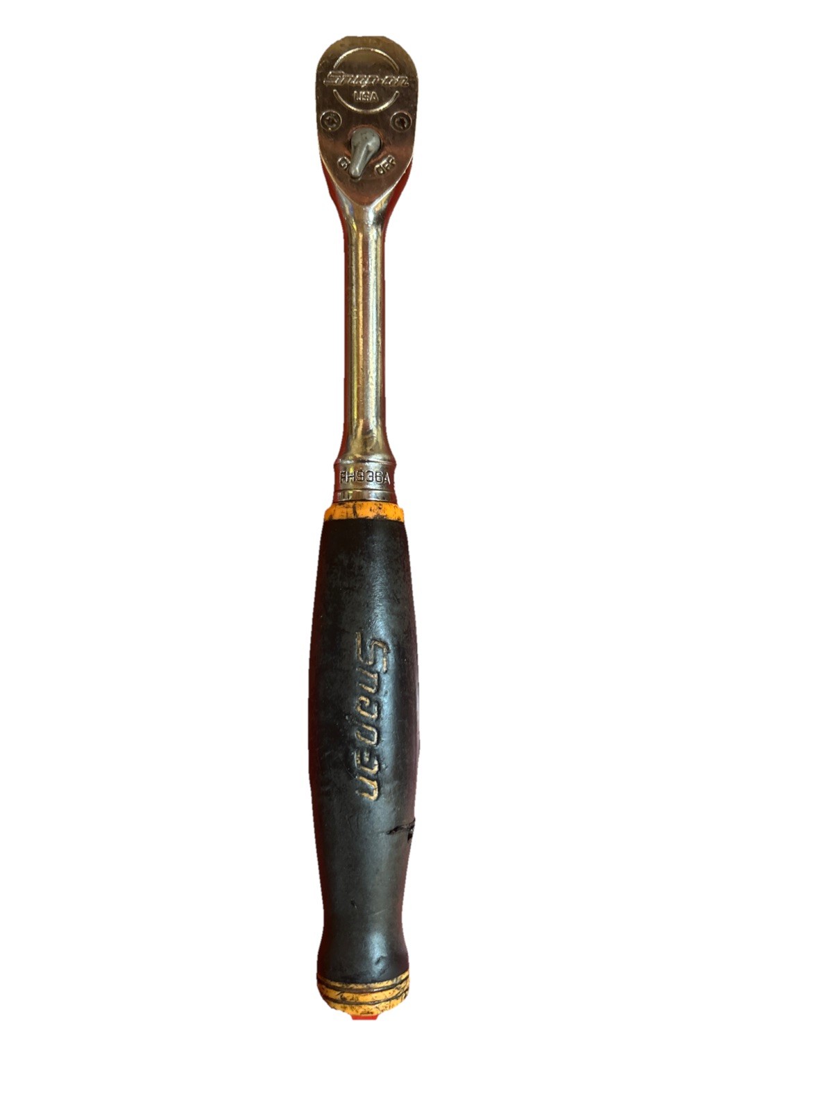 Snap On FH936A 3/8″ Ratchet With Red Soft Grip Handle Free Shipping