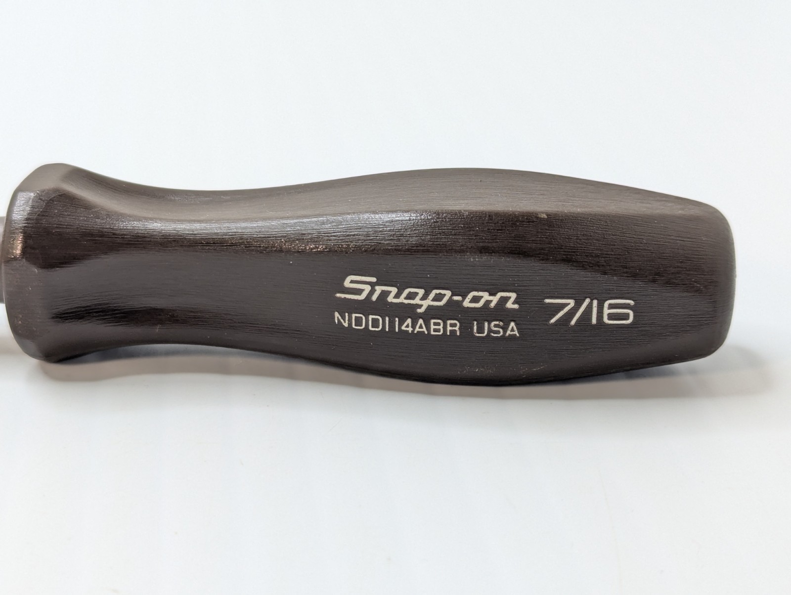 Snap-On Tools NDD114ABR – 7/16″ BROWN Hard Handle Nut Driver Made In USA