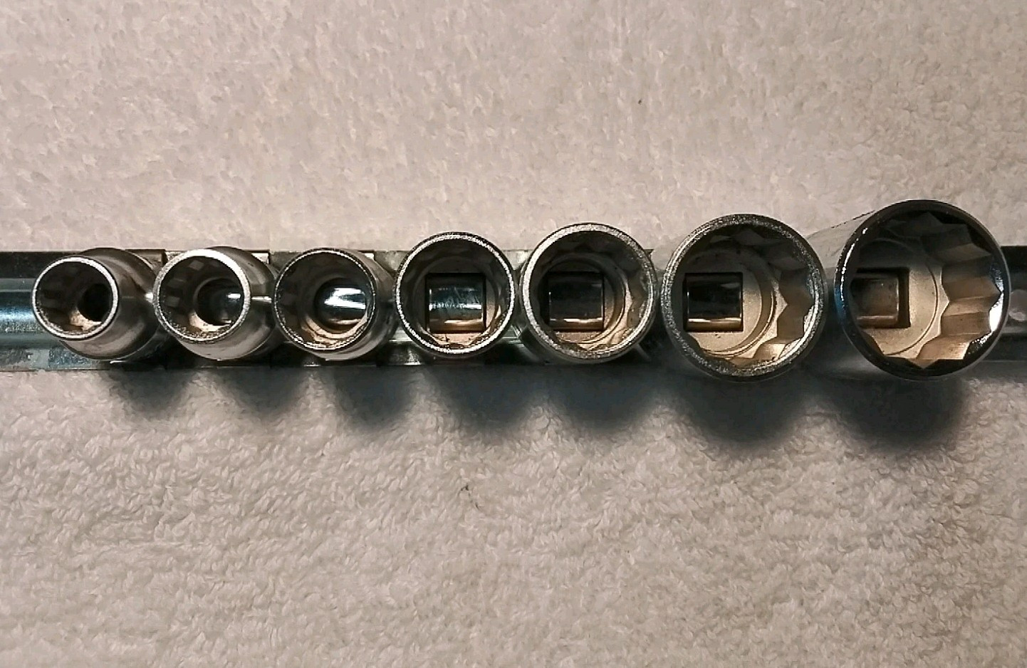 7Pc HERBRAND 3/8″ DRIVE 12PT SOCKET SET METRIC USA 🇺🇸