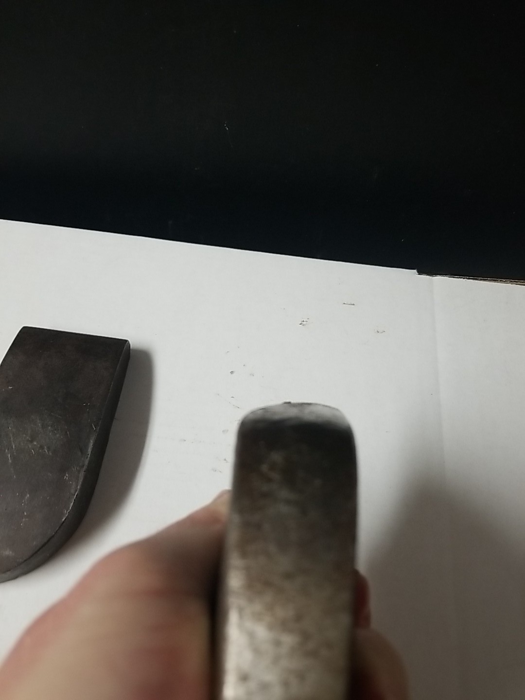 2 Vtg Auto Body Anvil Dollies Repair Tools 4 Lbs 7 Oz Total