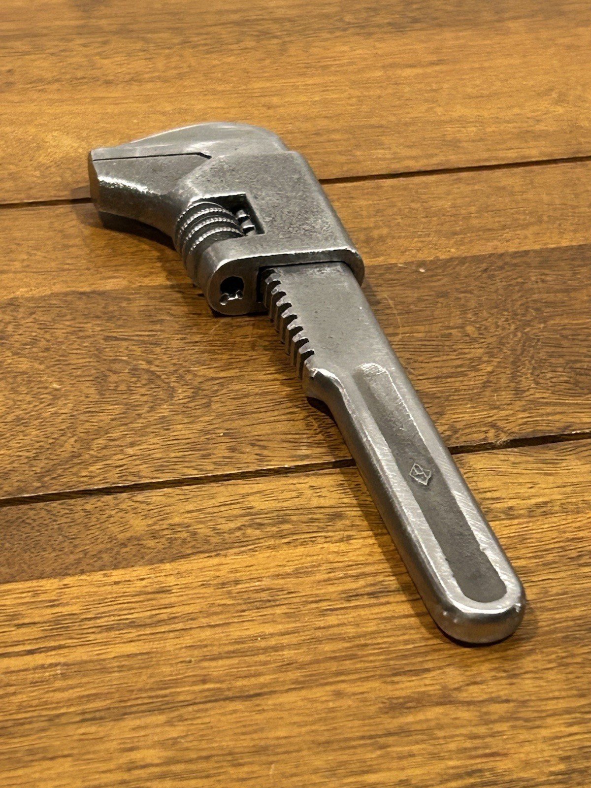 Vintage Herbrand 7” Adjustable Auto Pipe Monkey Wrench & Ball Peen Pein Hammer
