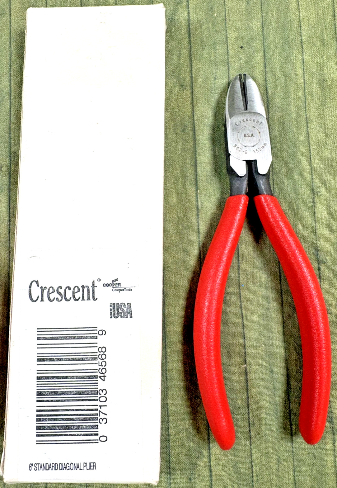 (2) Crescent U.S.A. 6″ Diagonal Pliers No. 942-6SC