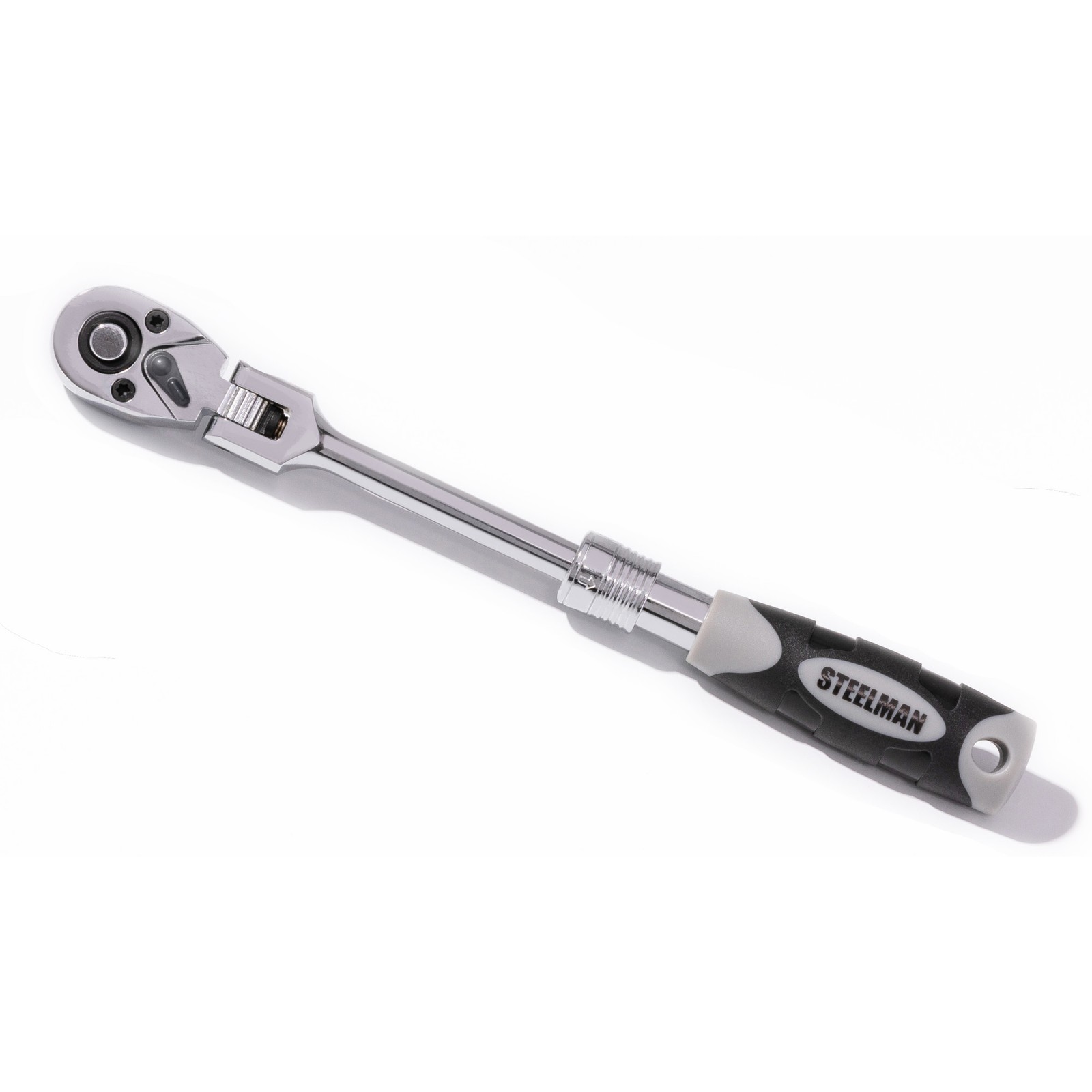 Steelman 72 Tooth 1/4 in. Drive Extendable Flex Head Ratchet 96754