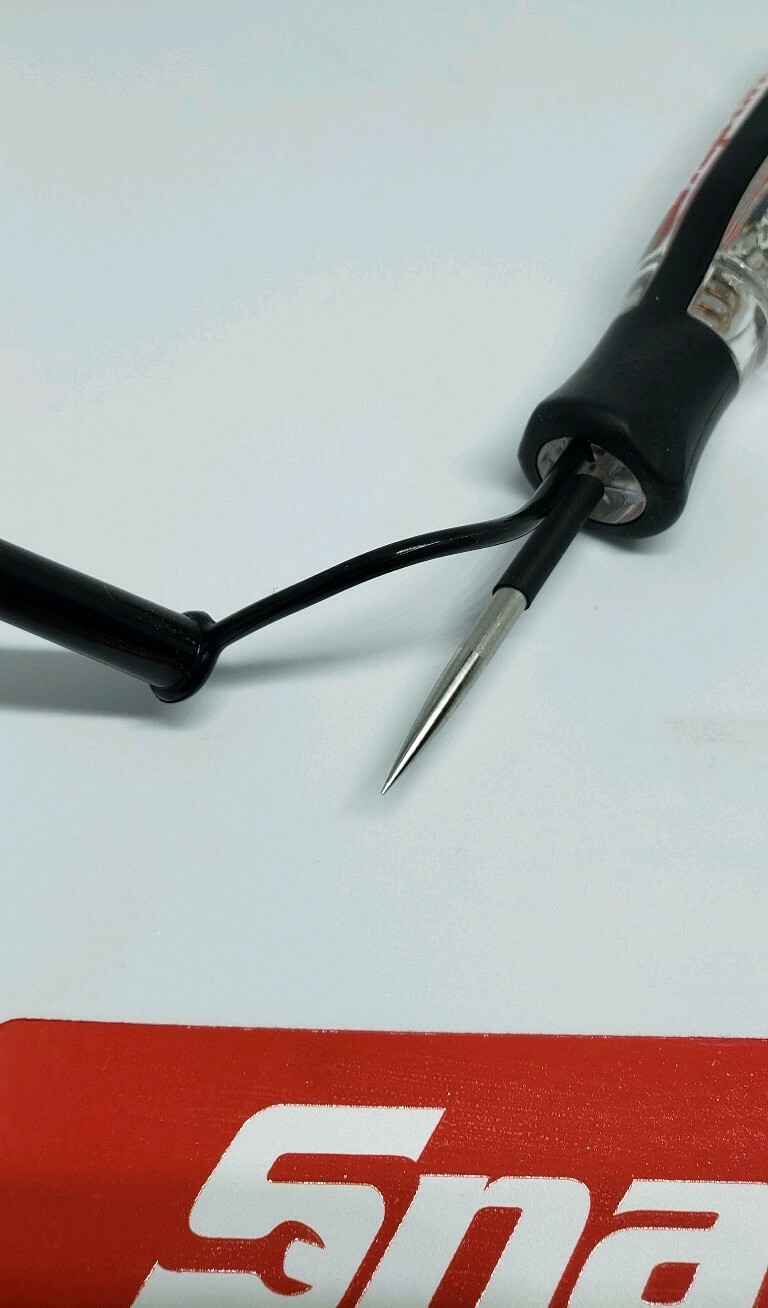 Snap On Cord Free Circuit Tester 3-24v DC NEW, CLEAR handle EECT200 !!!!!!!!