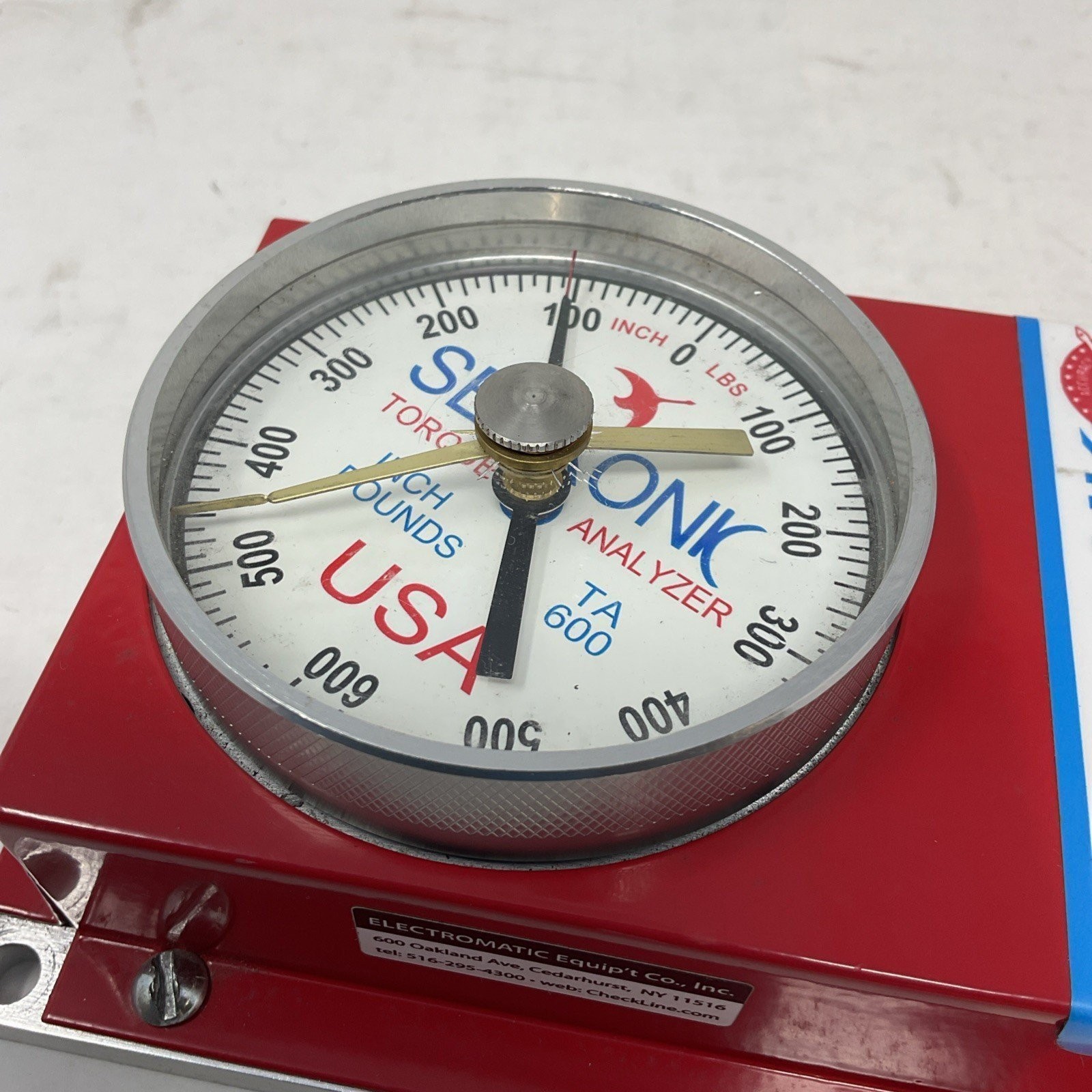 Seekonk TA-600 Torque Analyzer Gauge Precision Tool 3/8 Drive 0-600 Inch/Pounds