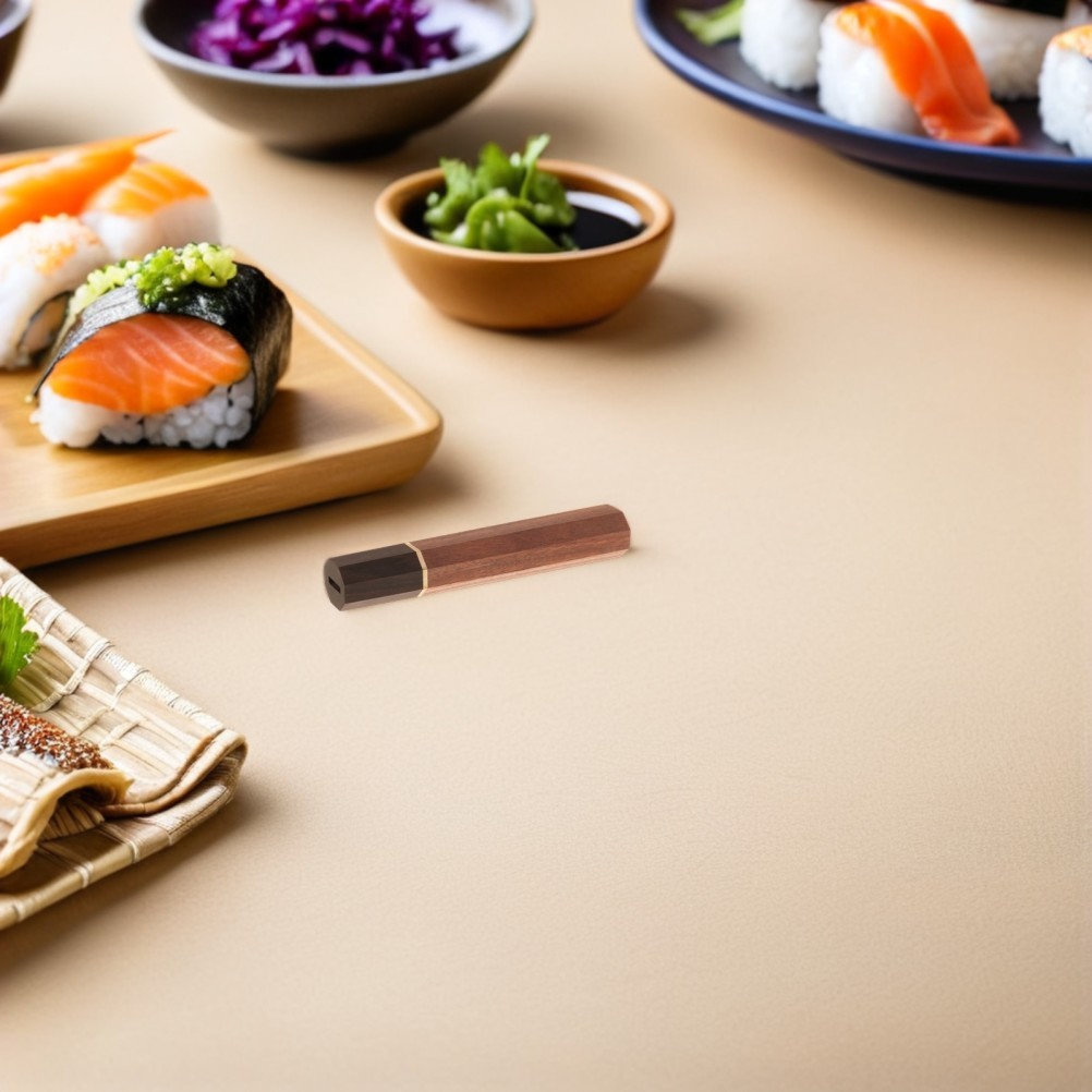 Octagon Handle Traditional Japanese Wa Octagonal Kitchen Knife for Sushi