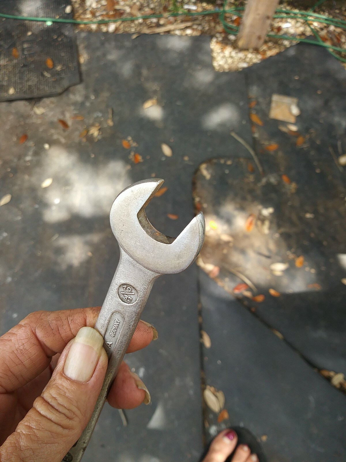 Vintage Wrench BELZER Automobil Open Ended Wrench 19/32 – 11/16 sae