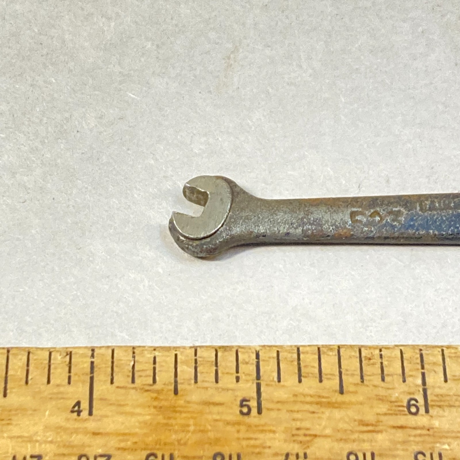 Vintage Fairmount 1/4″-3/16″ Wrench Engineer Square Nut Open End #523 USA