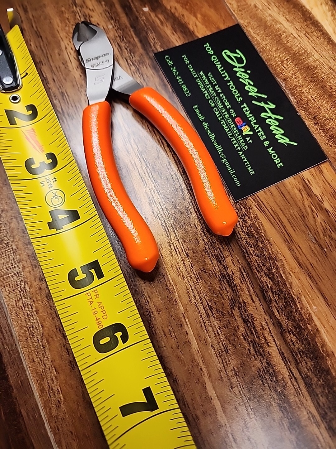 *NEW* Snap On 85ACF ORANGE 5″ VectorEdge Diagonal Cutter FREE SHIPPING