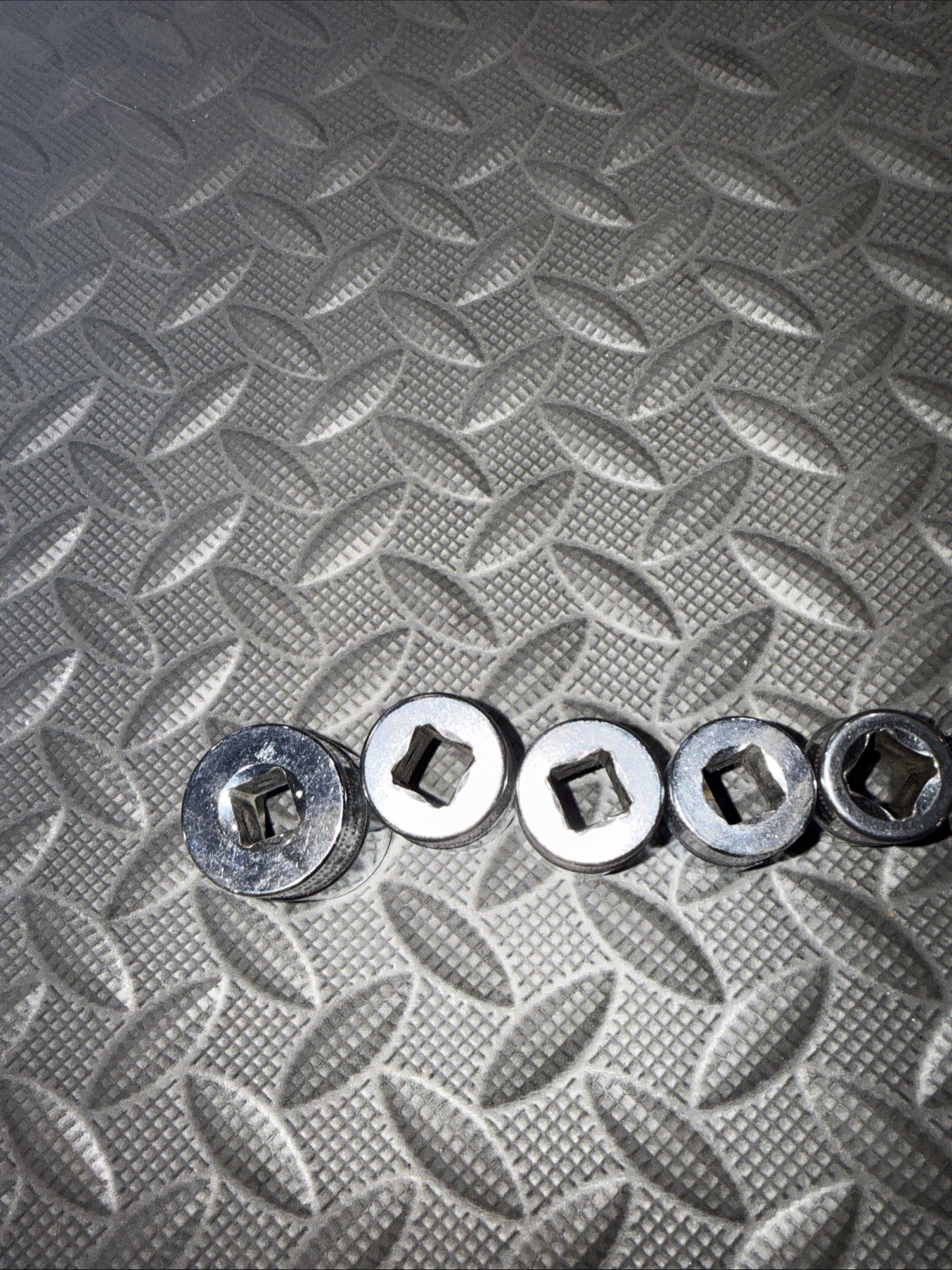 Snap On 14pc Shallow Socket Set 7mm-19mm & 21mm FSM 3/8 Dr With ABS Socket Rail