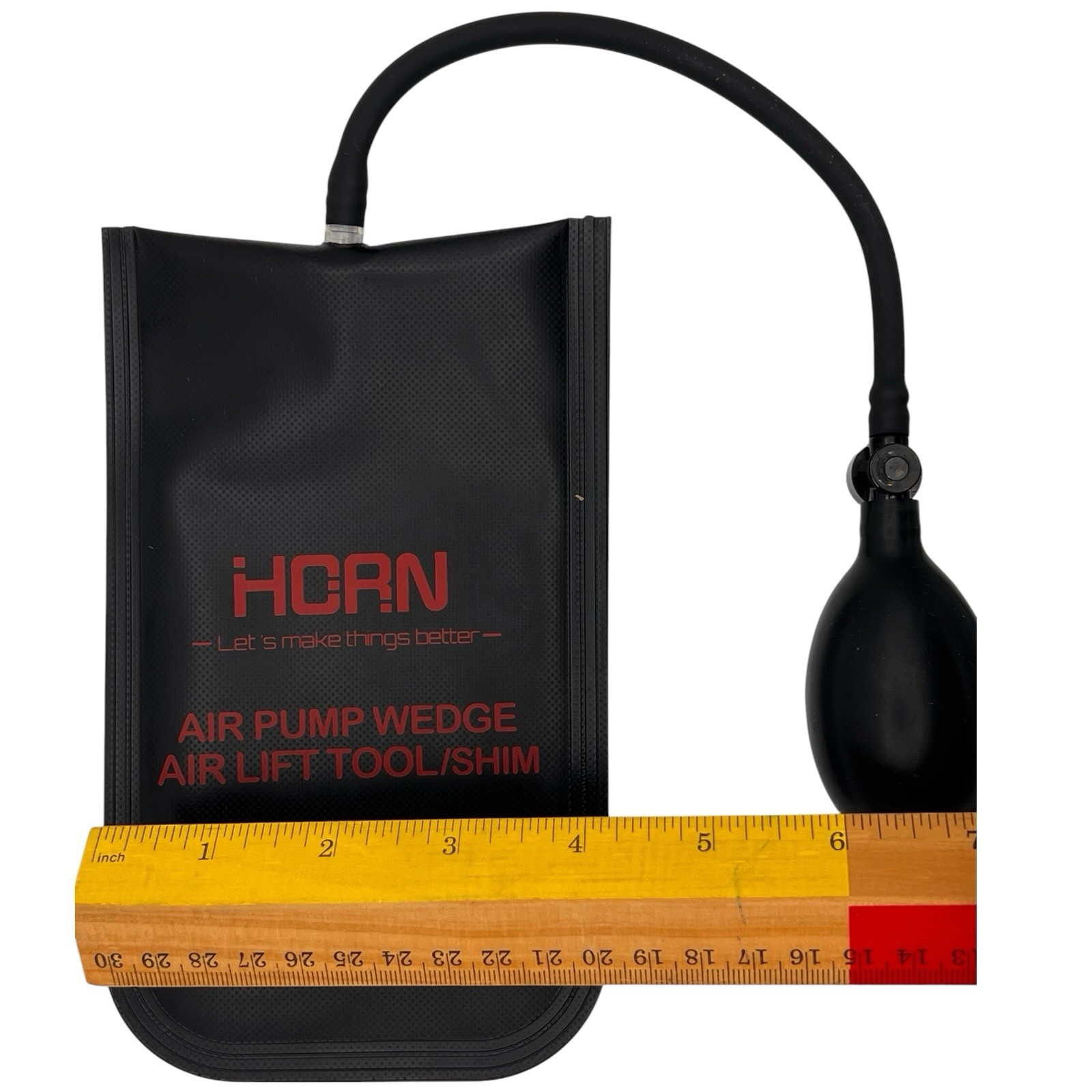 HORN Air Pump Wedge Alignment Tool Inflatable Shim Bag Automotive Lockout