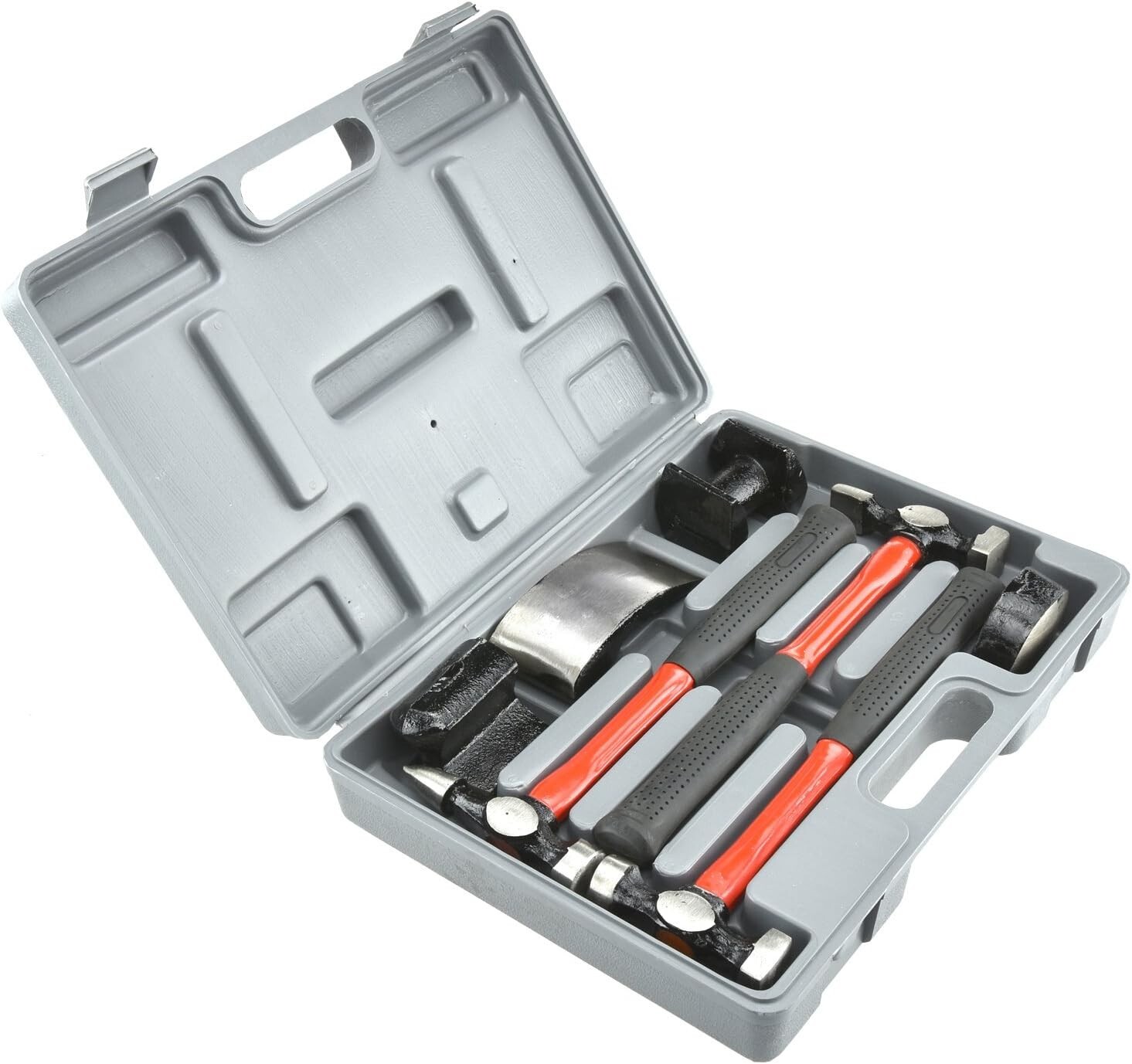 Auto Car Body Fender Repair Hammer & Dolly Set 7pc Repair Tool Kit for Dents NEW