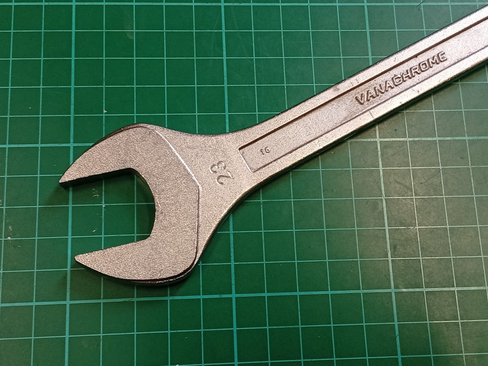 Facom No44, 21mm x 23mm, Vanachrome, Open Ended Spanner, Made In France
