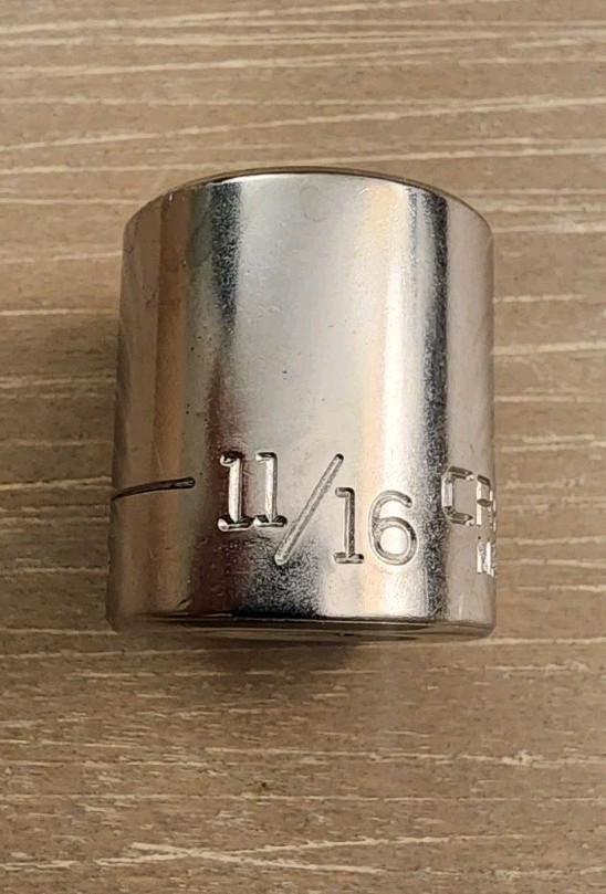 Craftsman USA 11/16″ Socket 12 Point 3/8” Drive VV 44336
