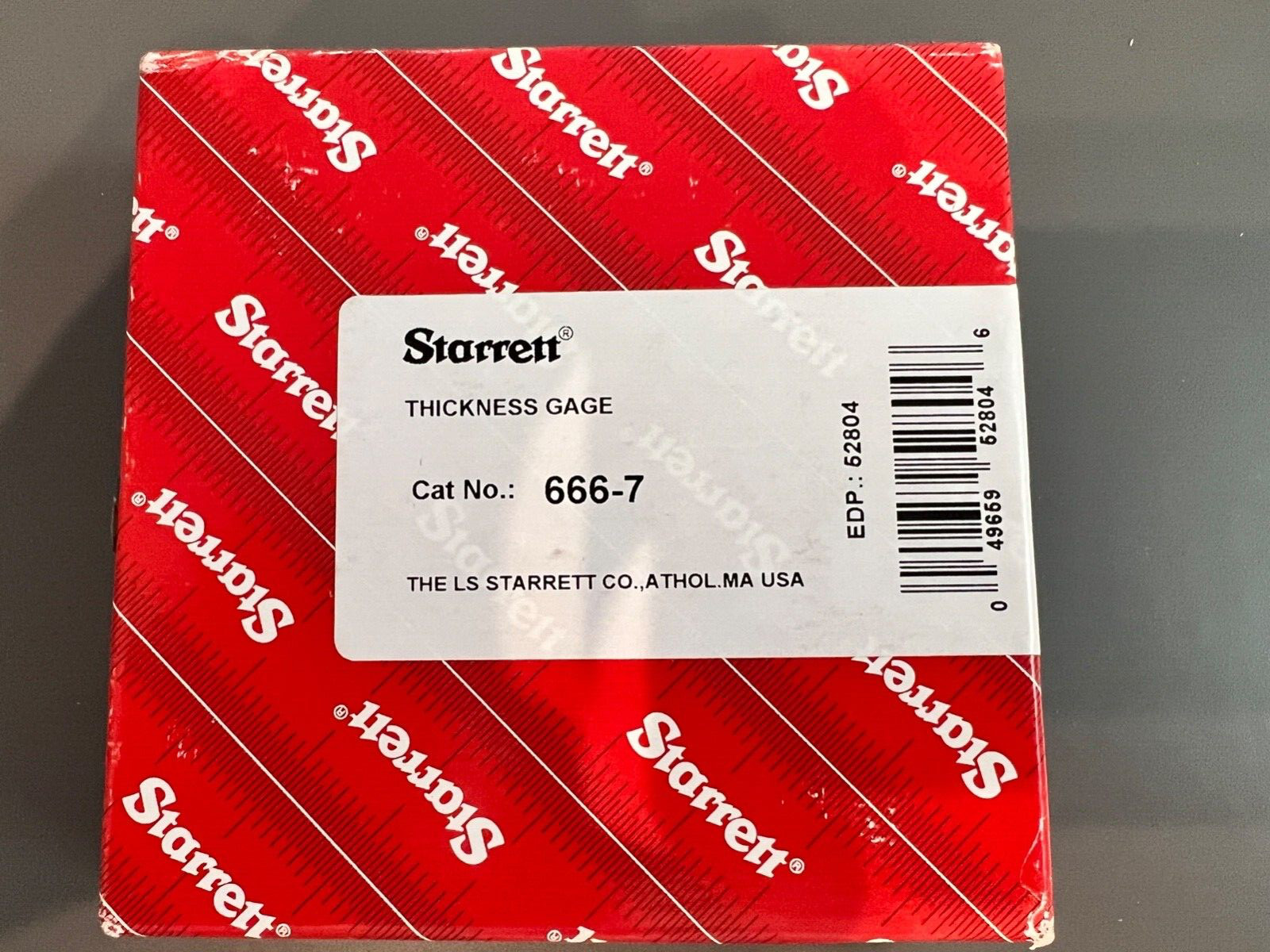 Starrett 666-7 – 0.007″ Steel Feeler/Shim Gauge Stock 1 Roll of 7.6 m 25 ft